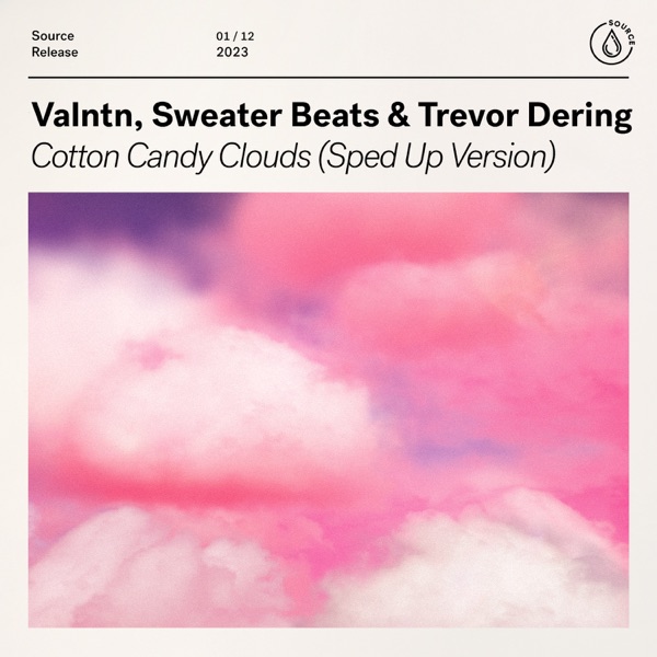 Cotton Candy Clouds (Sped Up Version) - Single album cover