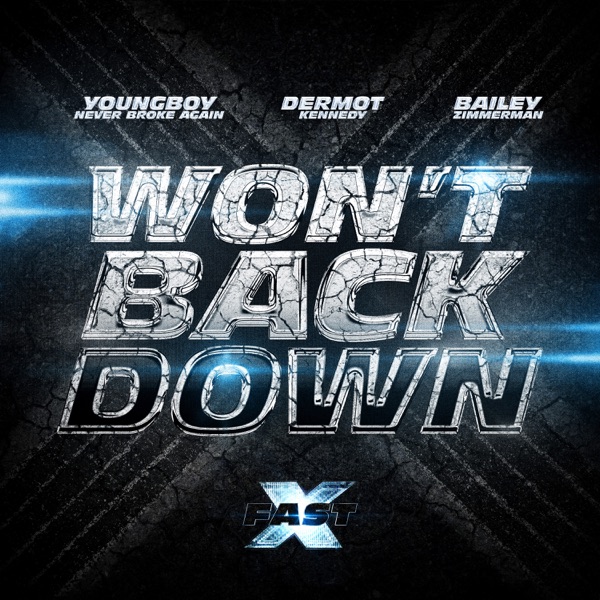 Won't Back Down (feat. YoungBoy Never Broke Again) - Single album cover