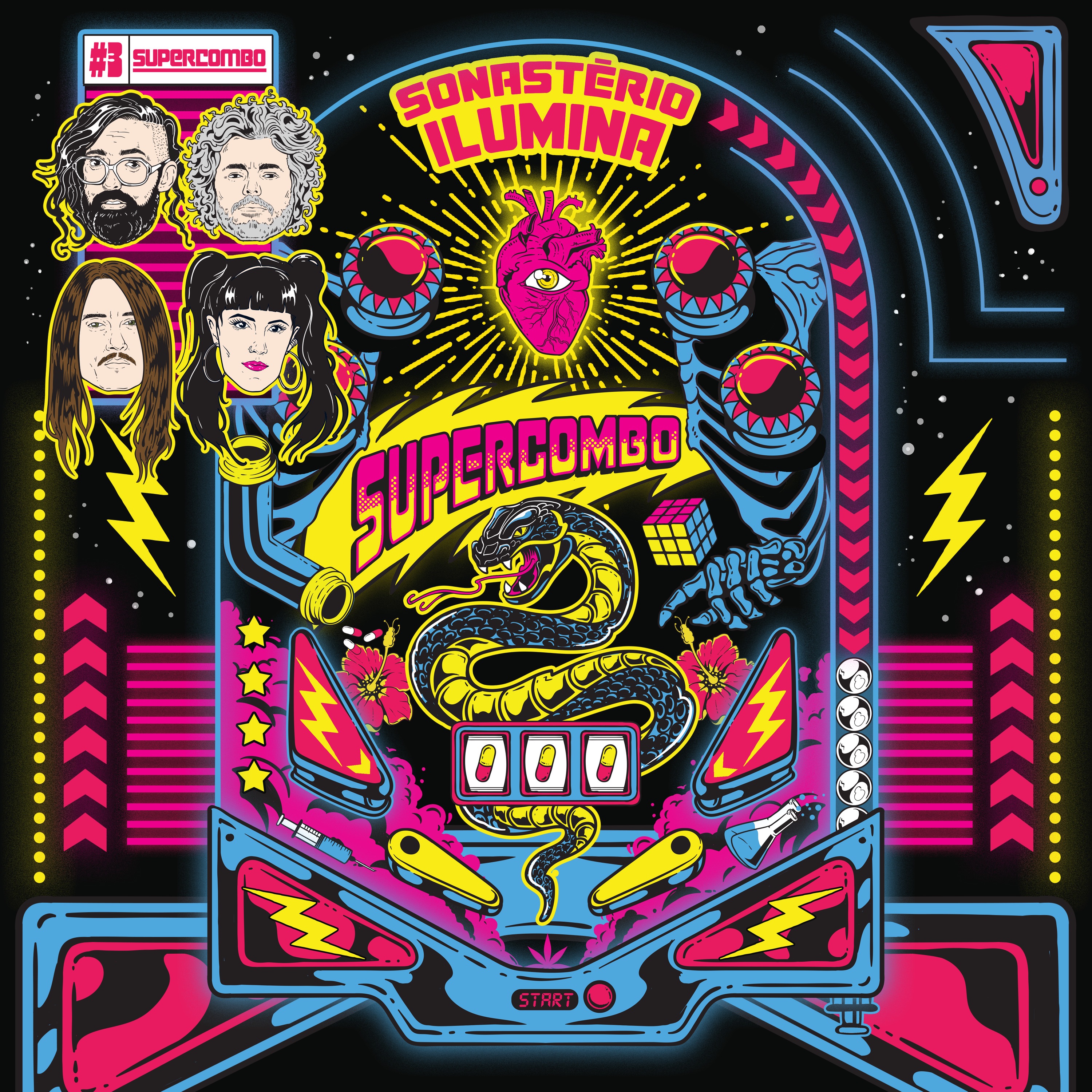 Supercombo ilumina Sonastério (Ao Vivo no Sonastério) - EP album cover