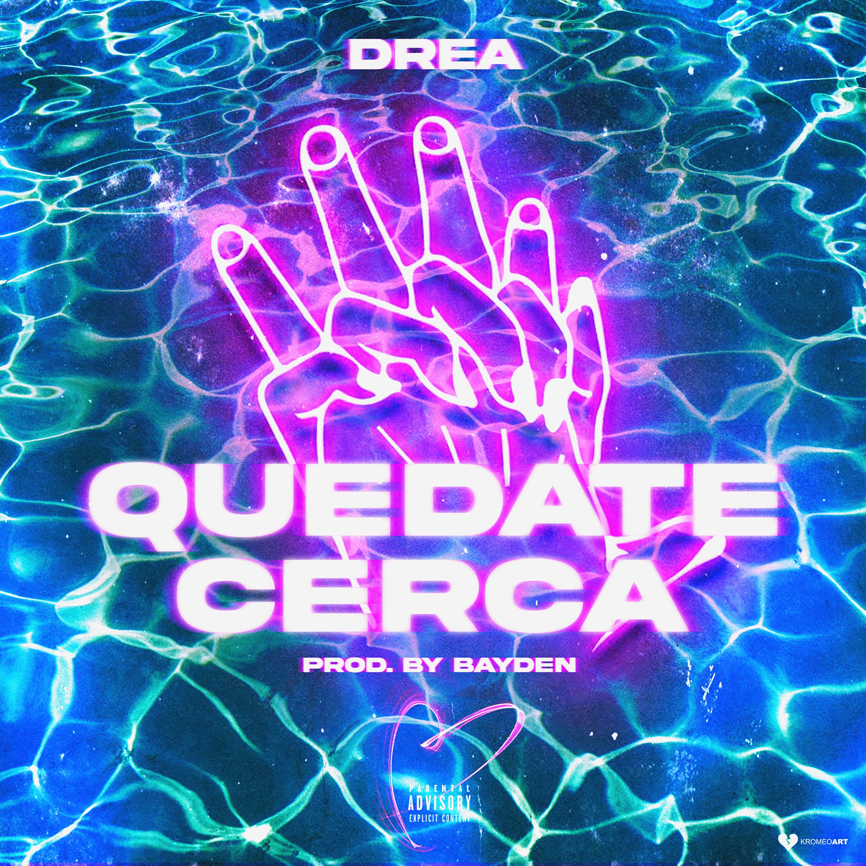 Quédate cerca - Single album cover