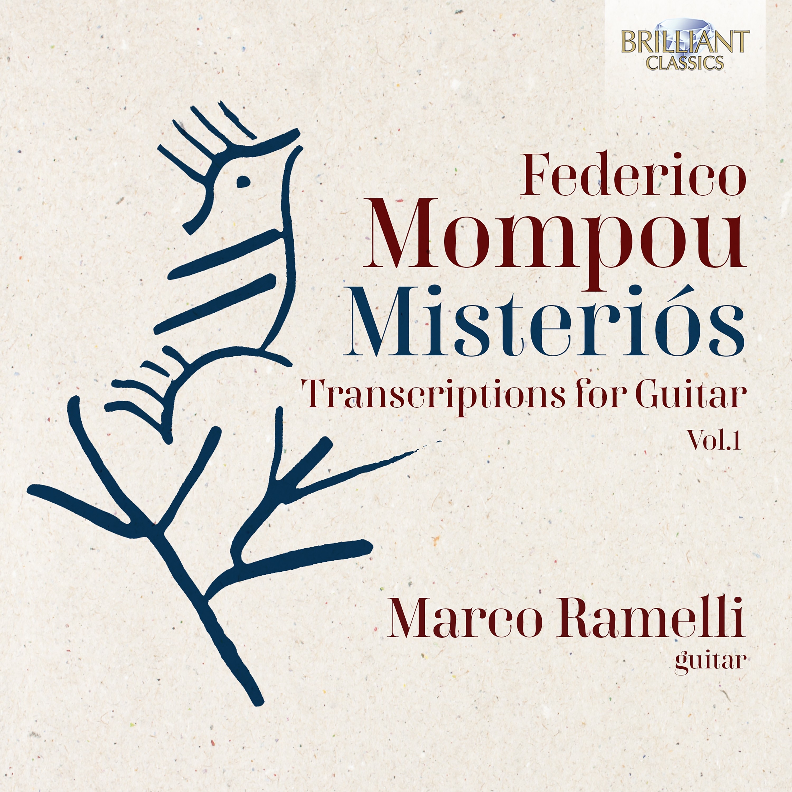 Mompou: Misteriós, Transcriptions for Guitar, Vol. 1 album cover