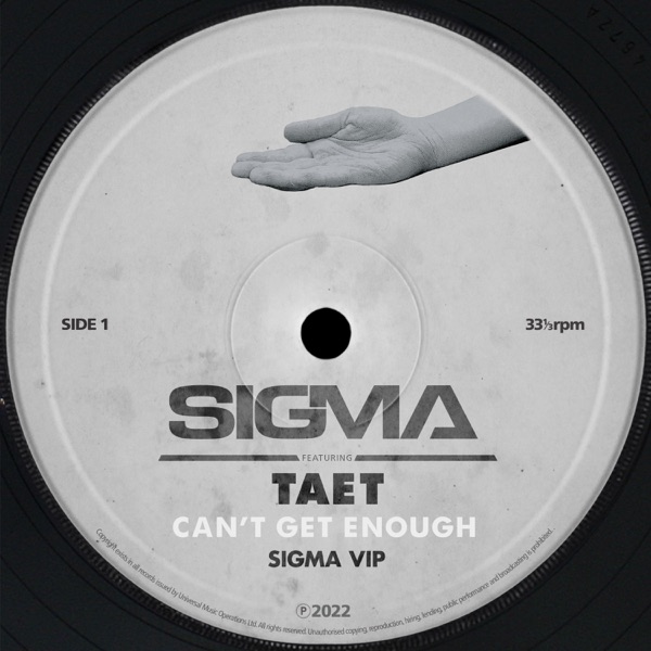 Can't Get Enough (Sigma VIP) [feat. Taet] - Single album cover