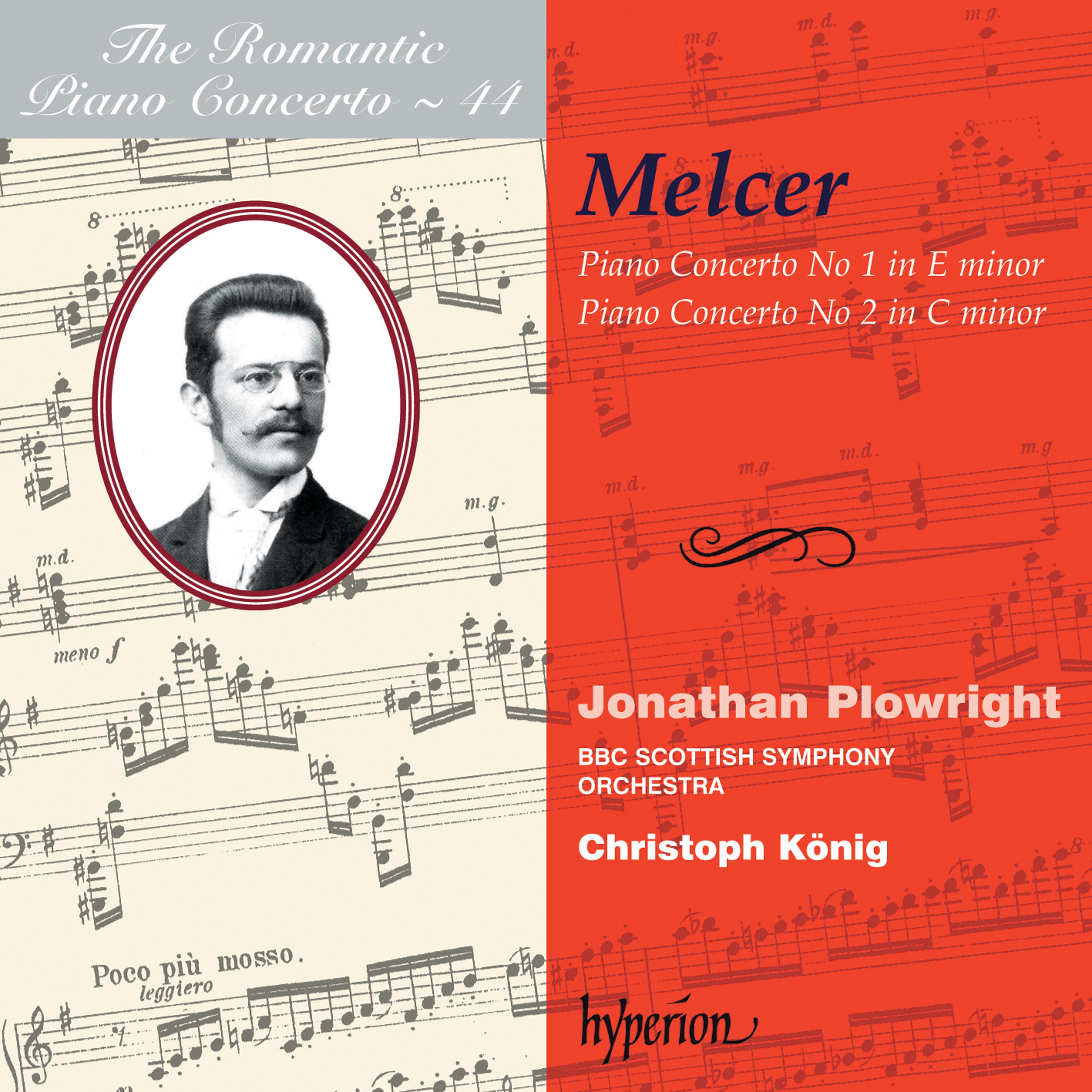 Henryk Melcer-Szczawinski: Piano Concertos Nos. 1 & 2 (Hyperion Romantic Piano Concerto, Vol. 44) album cover