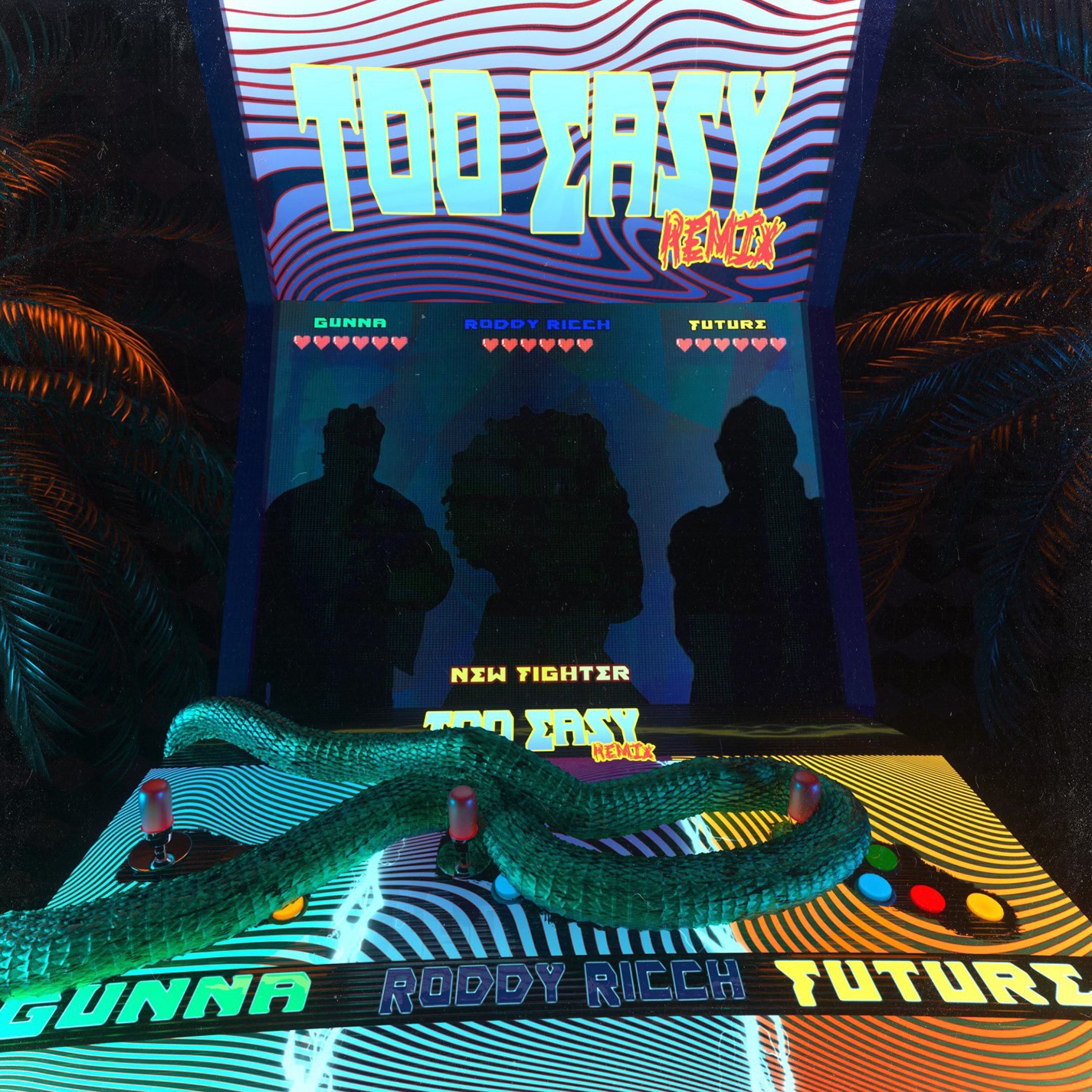too easy (Remix) [feat. Future & Roddy Ricch] - Single album cover