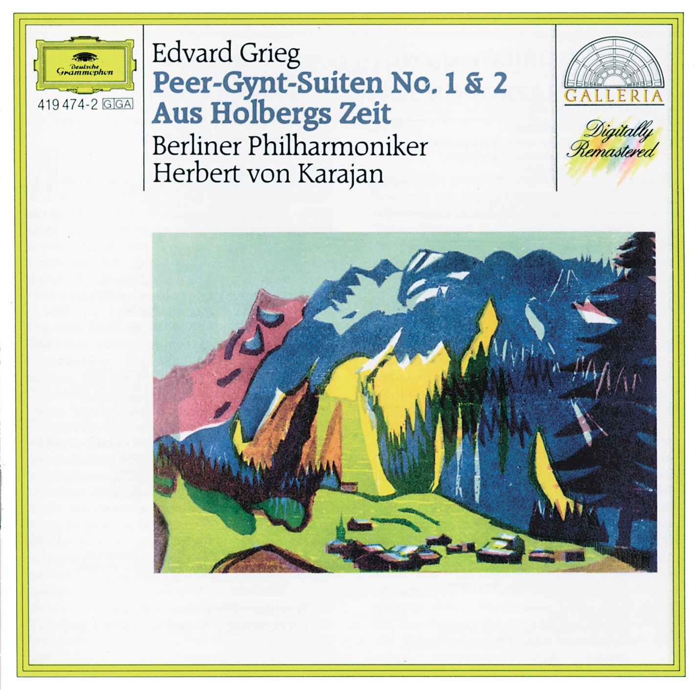 Grieg: Peer Gynt Suites Nos. 1 & 2 album cover