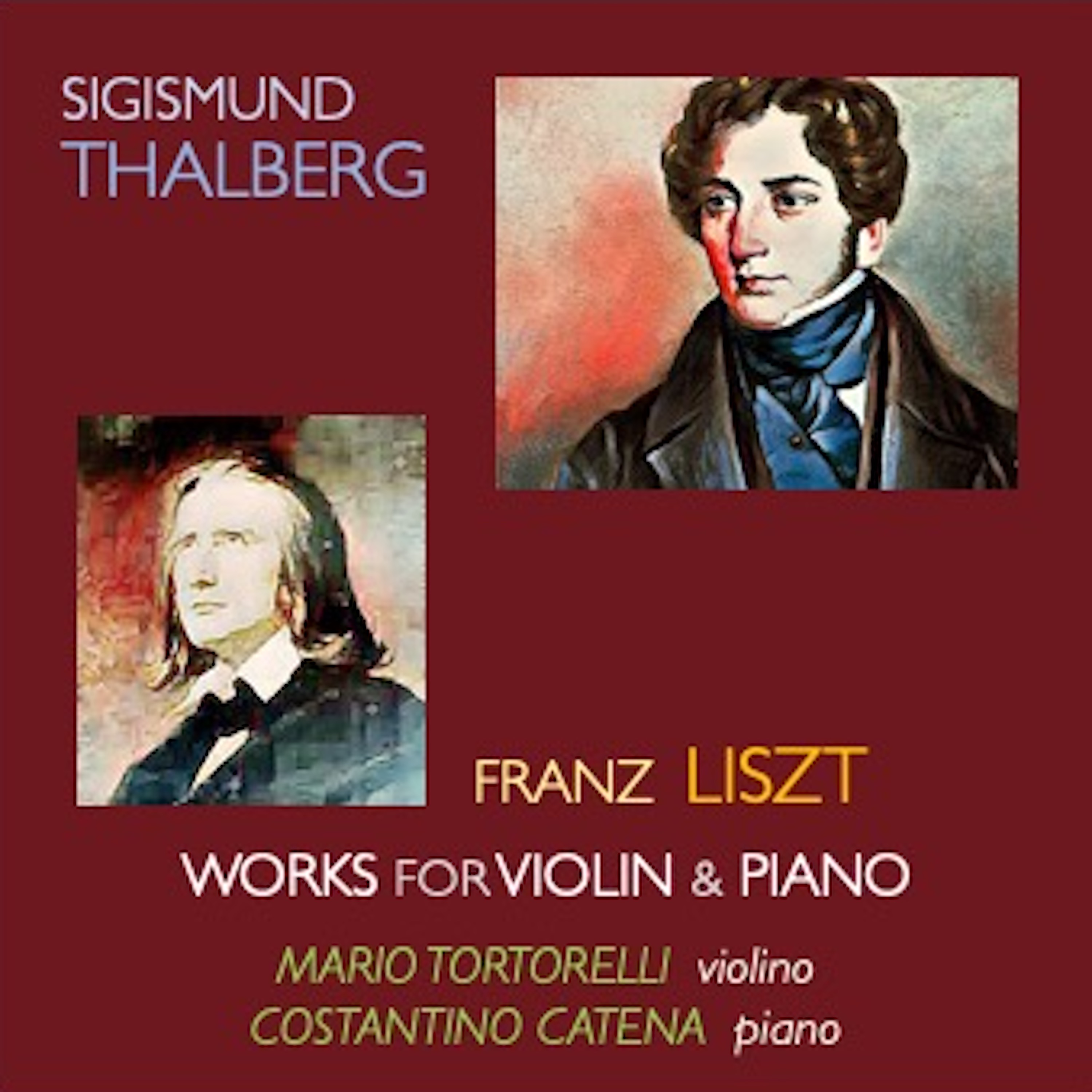 Thalberg & Liszt: Works for Violin and Piano album cover
