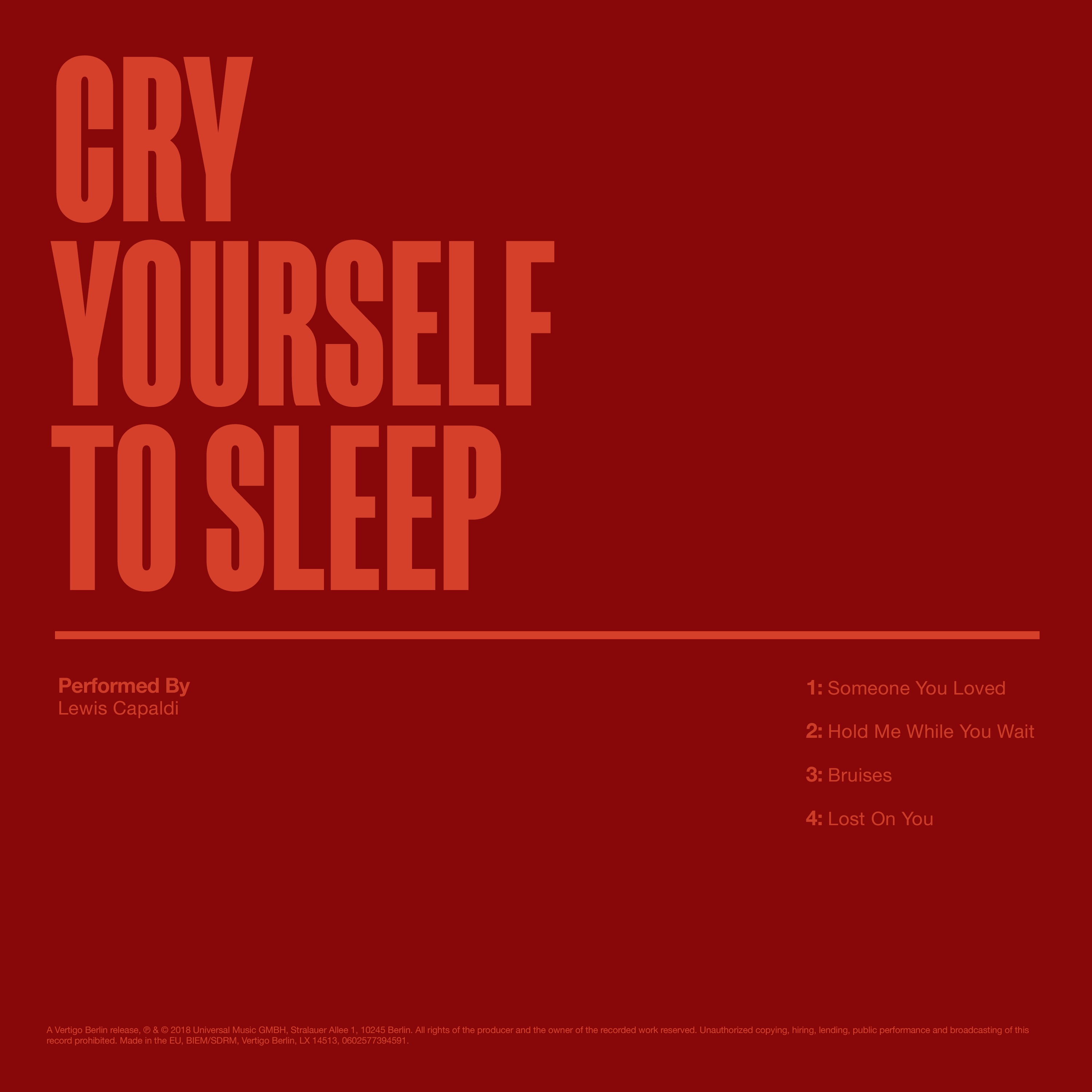 Cry Yourself To Sleep - EP album cover