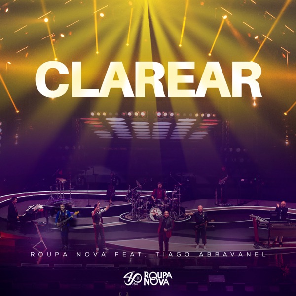Clarear (Ao Vivo) [feat. Tiago Abravanel] - Single album cover