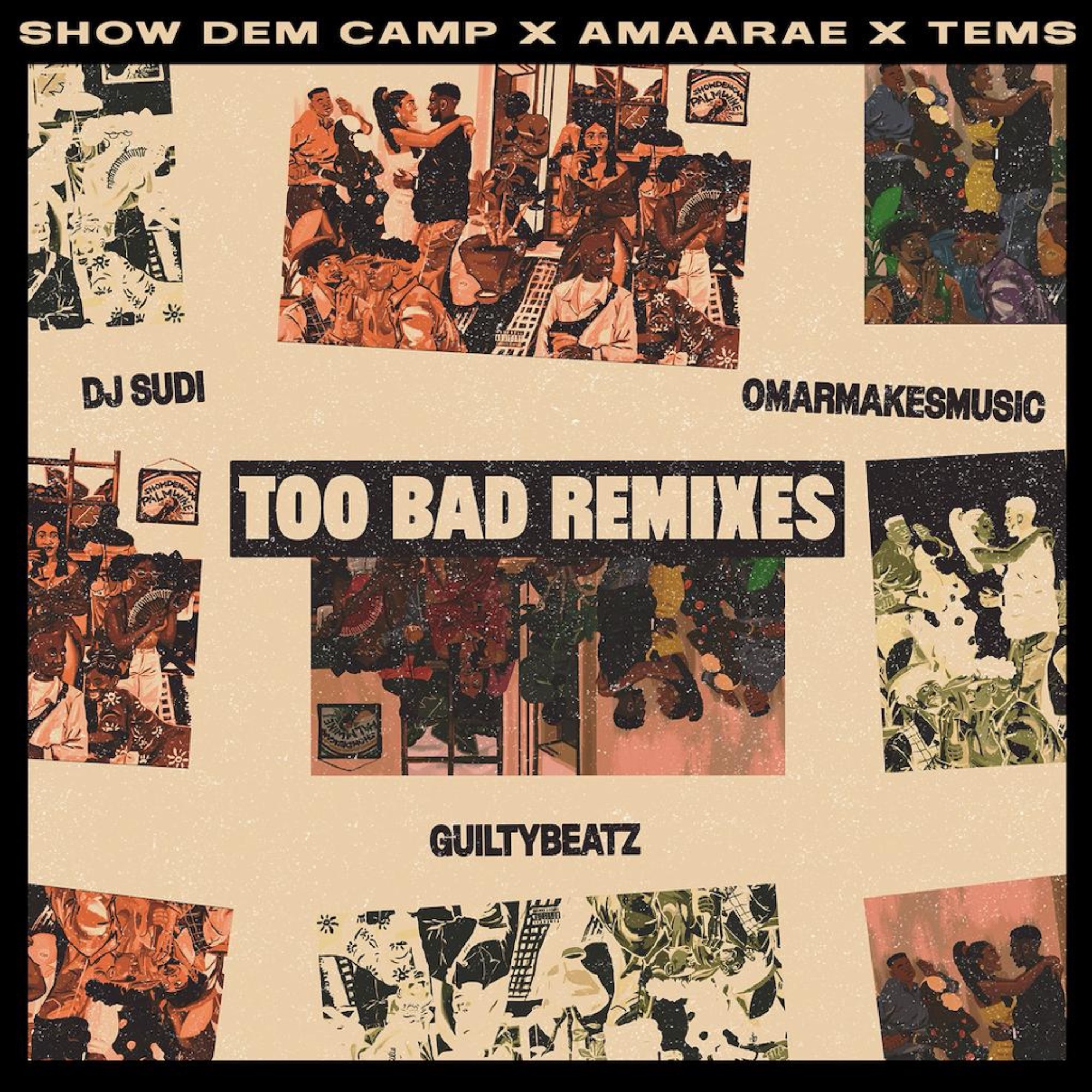 Too Bad (feat. Amaarae & Tems) [Remix] - Single album cover