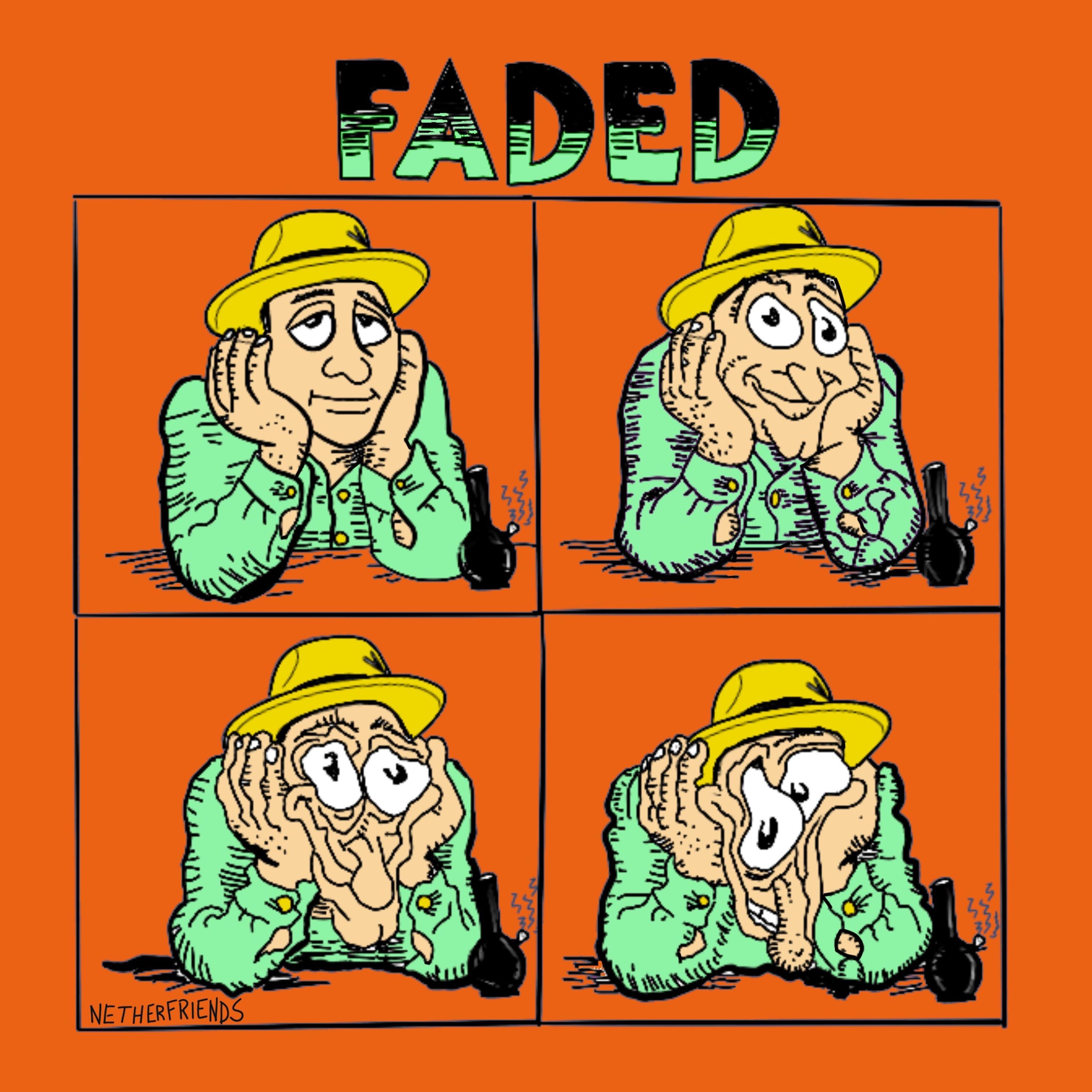 Faded album cover