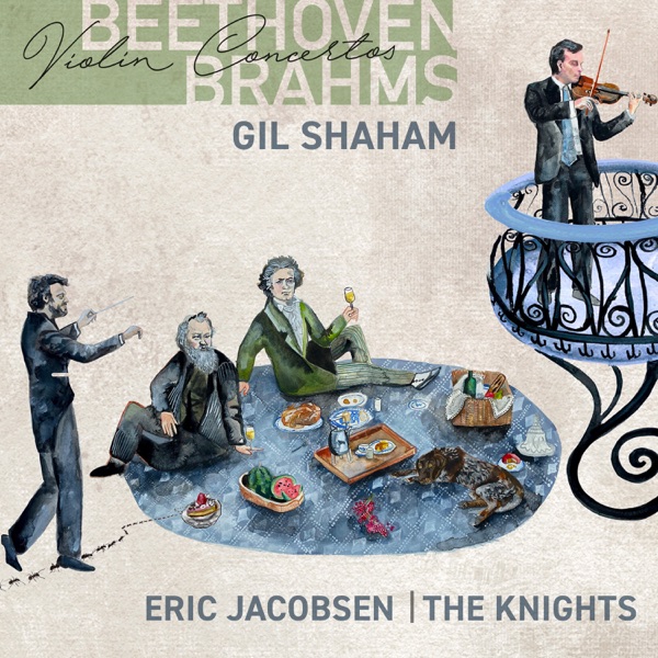 Beethoven, Brahms: Violin Concertos album cover