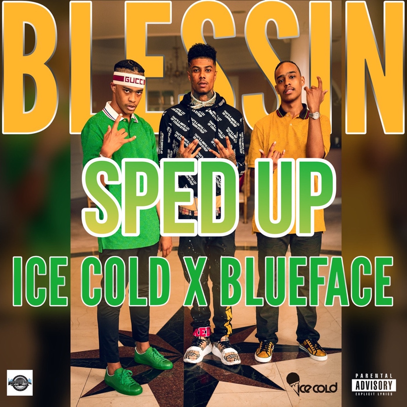 Blessin (Sped Up) - Single album cover