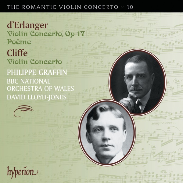 Cliffe & Erlanger: Violin Concertos (Hyperion Romantic Violin Concerto 10) album cover