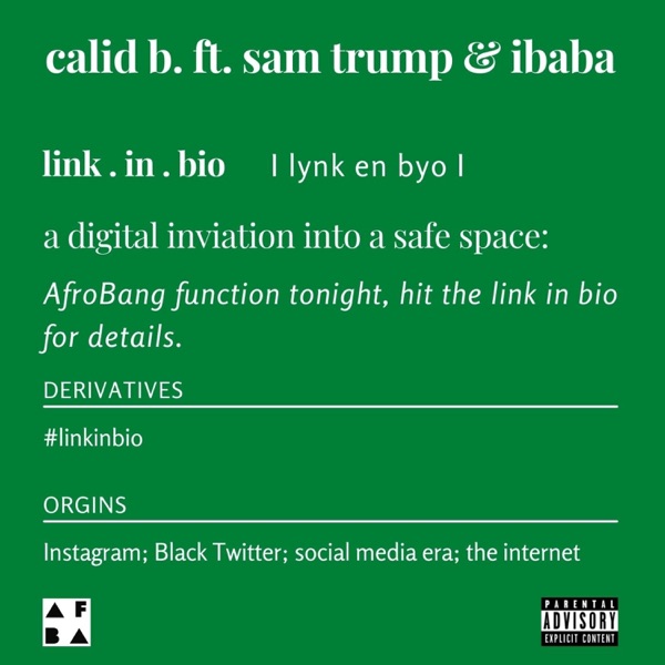 LINK IN BIO (feat. Sam Trump & Ibaba) - Single album cover