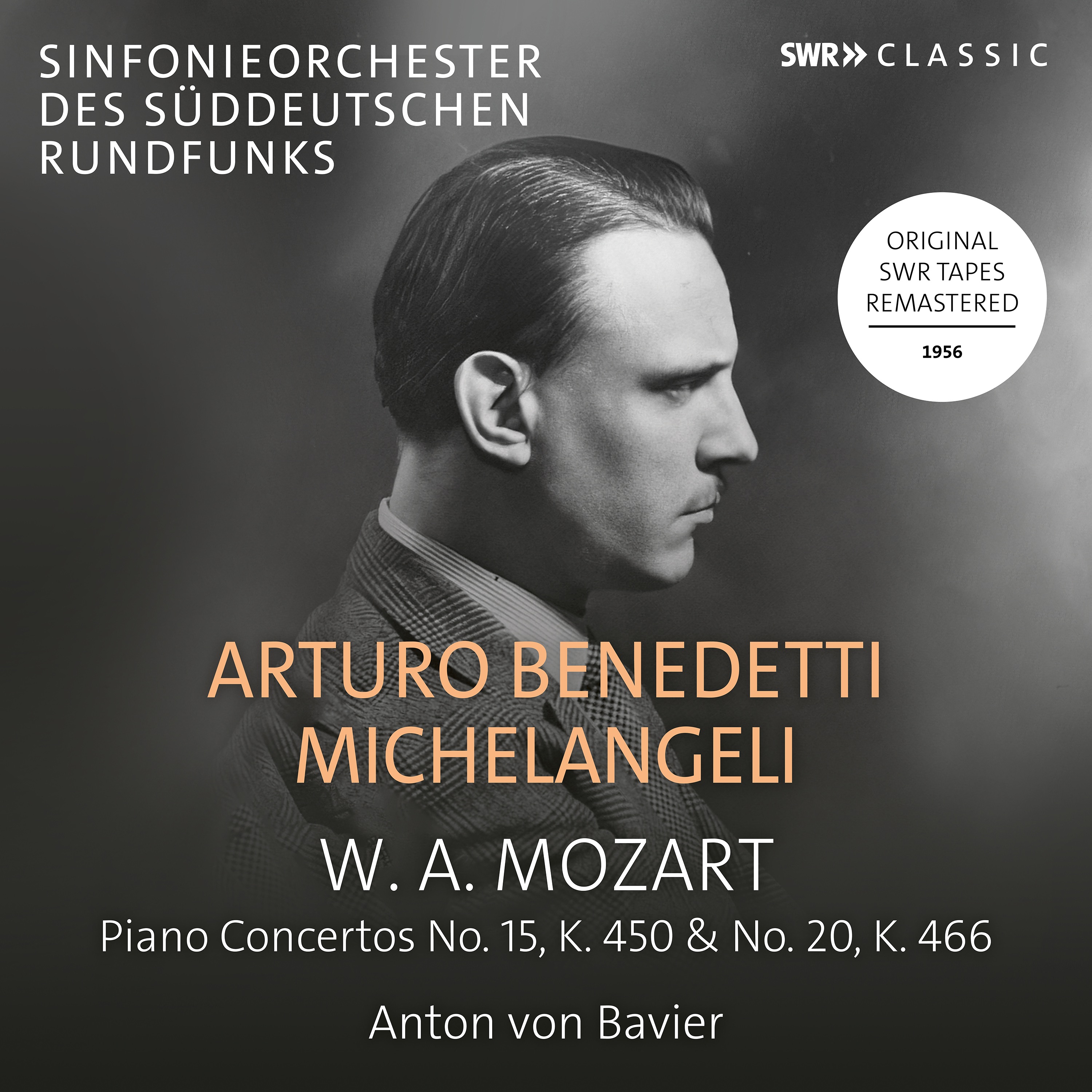 Mozart: Piano Concertos Nos. 15 & 20 (Remastered 2023) [Live] album cover