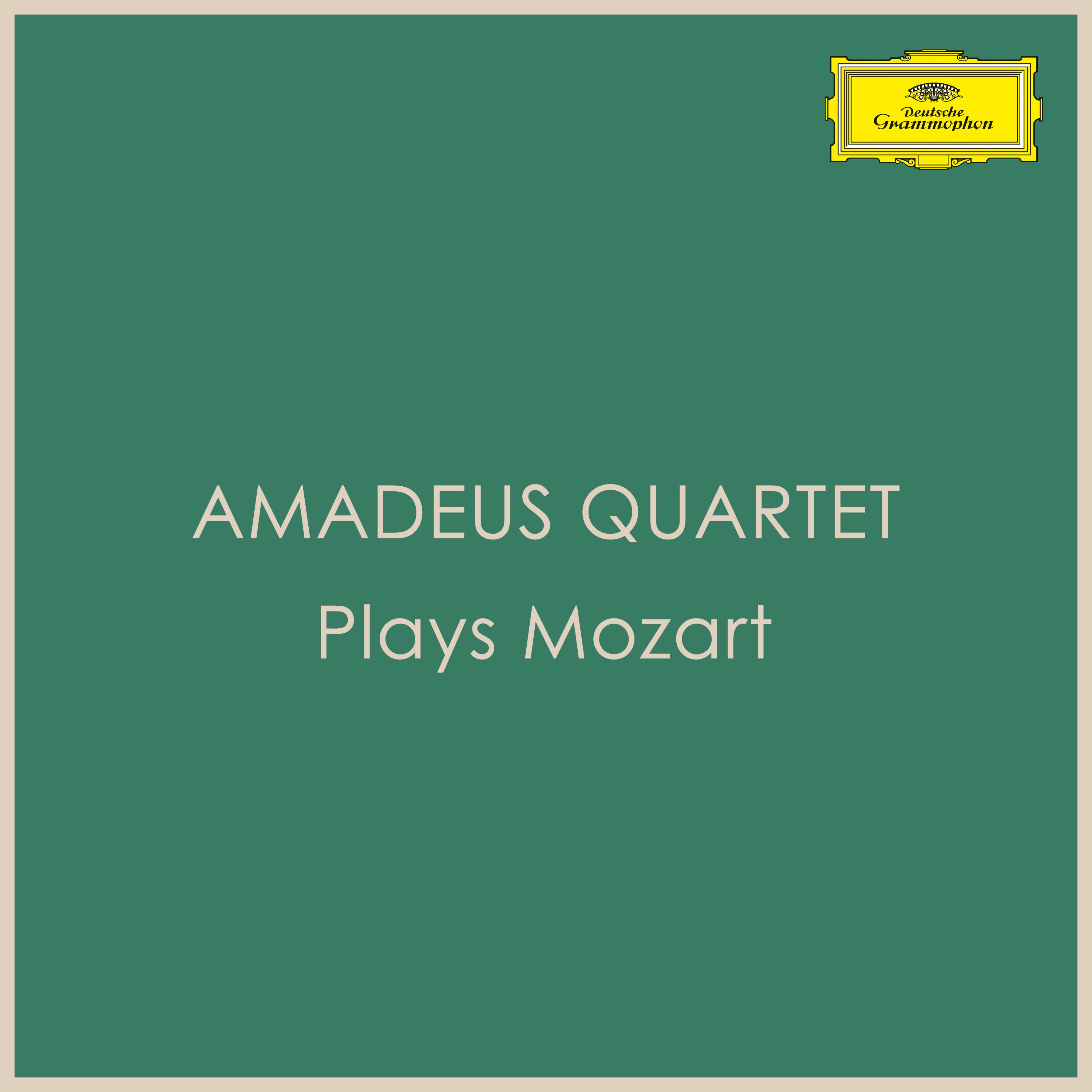 Amadeus Quartet plays Mozart album cover