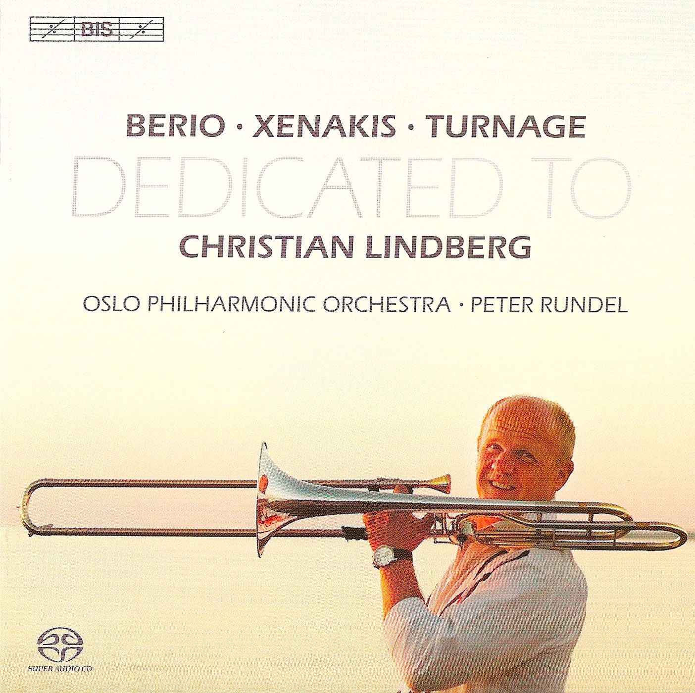 Berio / Xenakis / Turnage: Trombone Concertos Dedicated To Christian Lindberg album cover