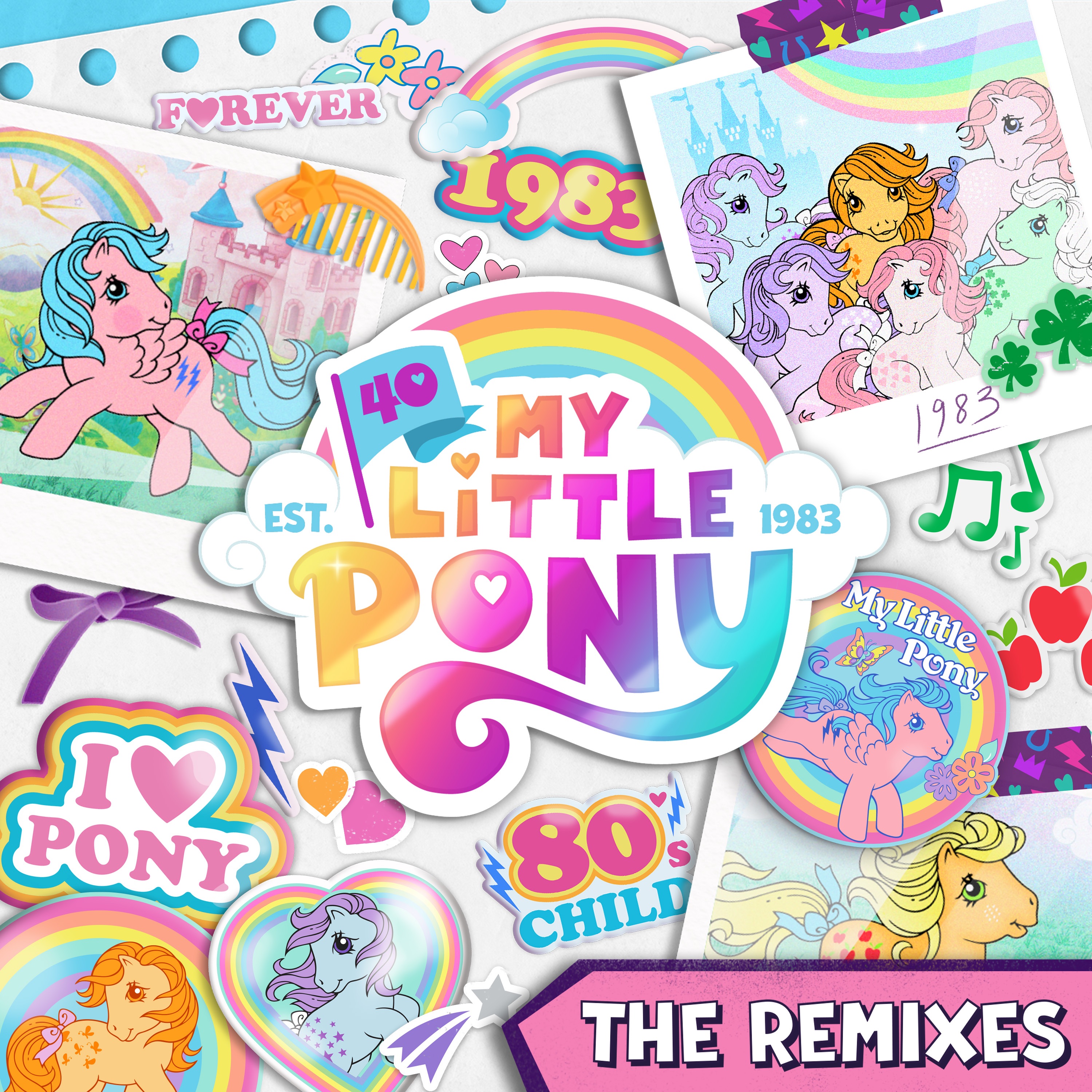 My Little Pony Theme Song - The Remixes album cover