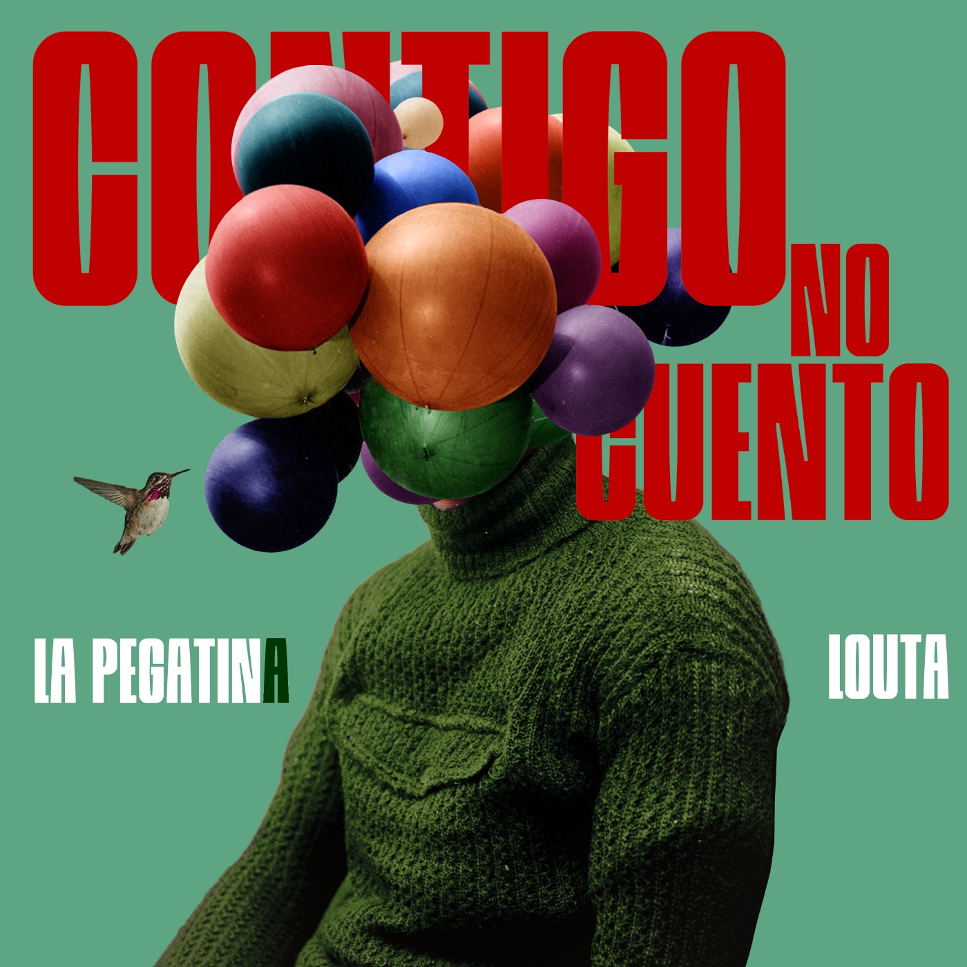 Contigo no cuento - Single album cover