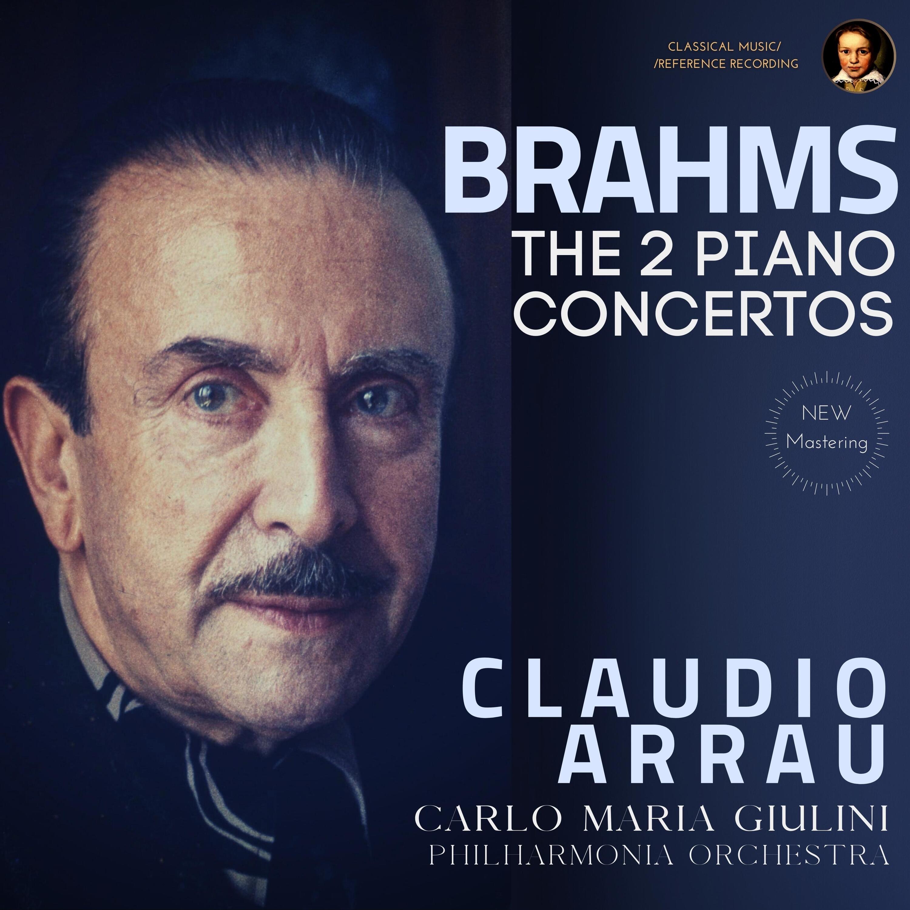 Brahms: The 2 Piano Concertos by Claudio Arrau album cover