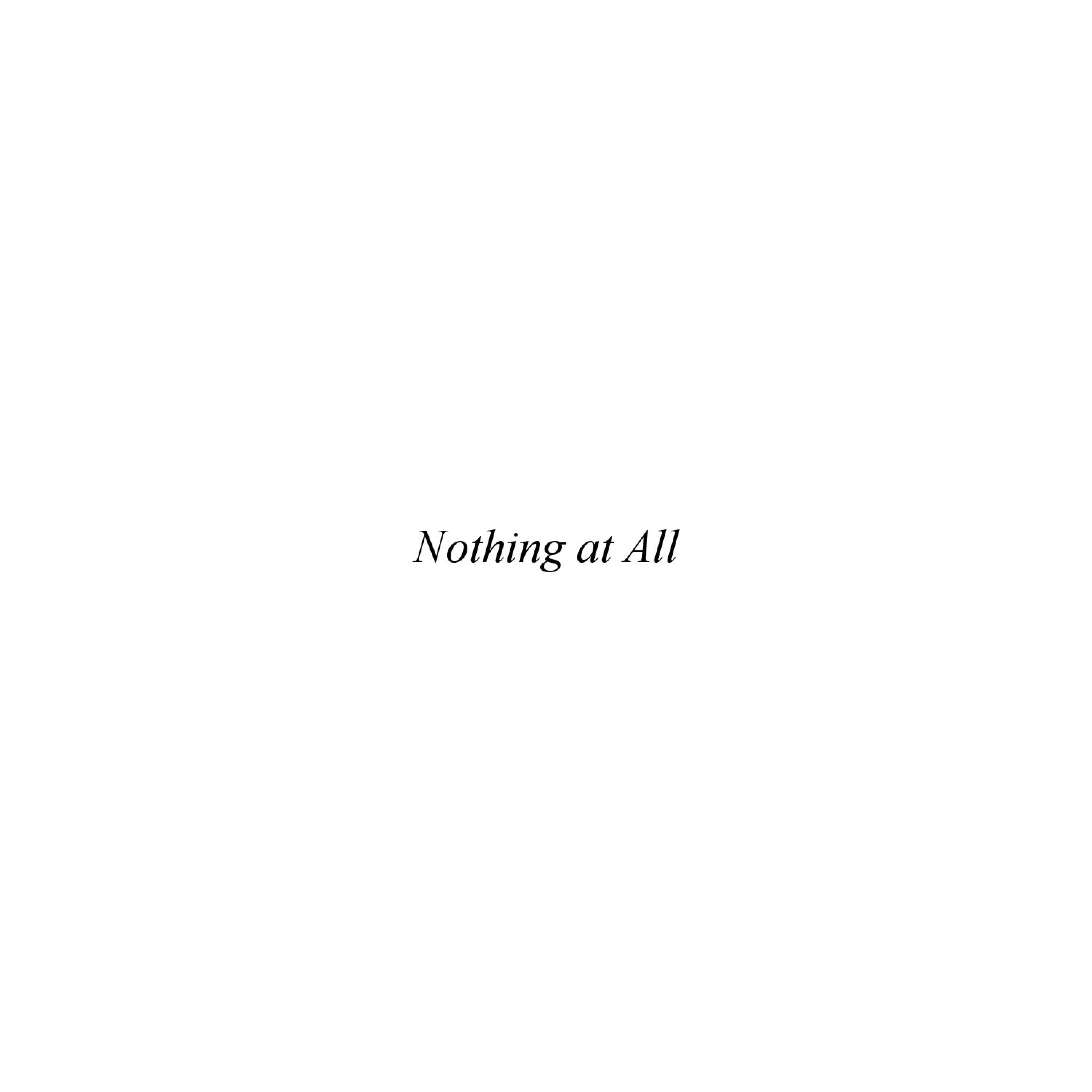 Nothing at All - Single album cover