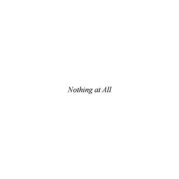Nothing at All - Single album cover