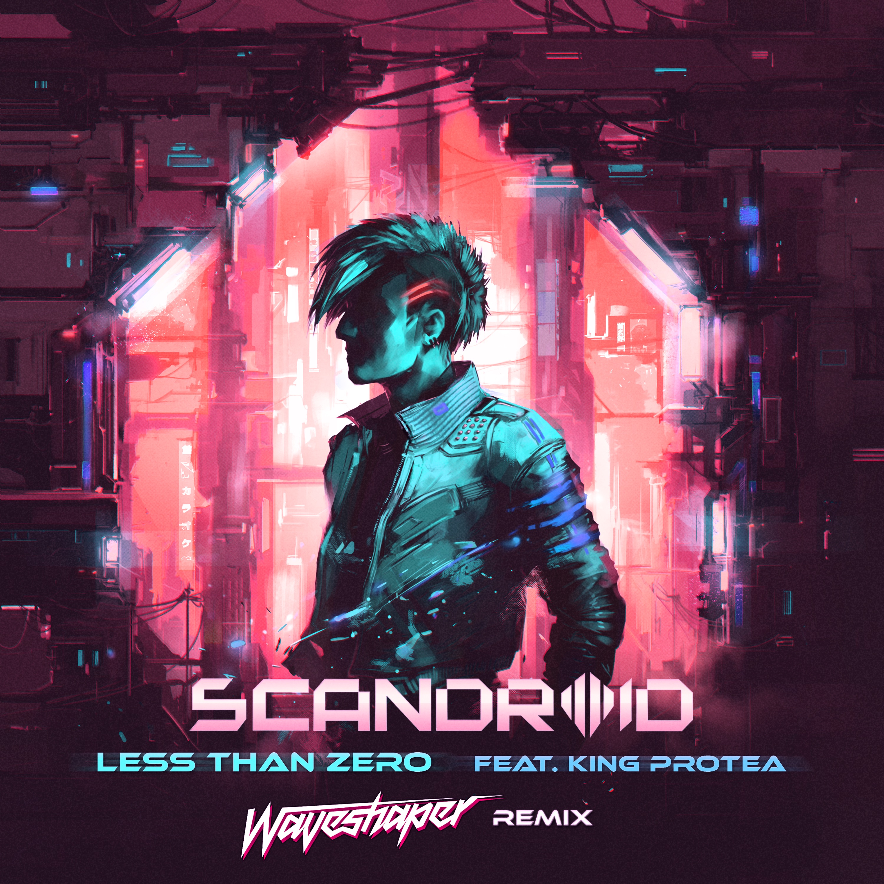 Less Than Zero (Waveshaper Remix) [feat. King Protea] - Single album cover