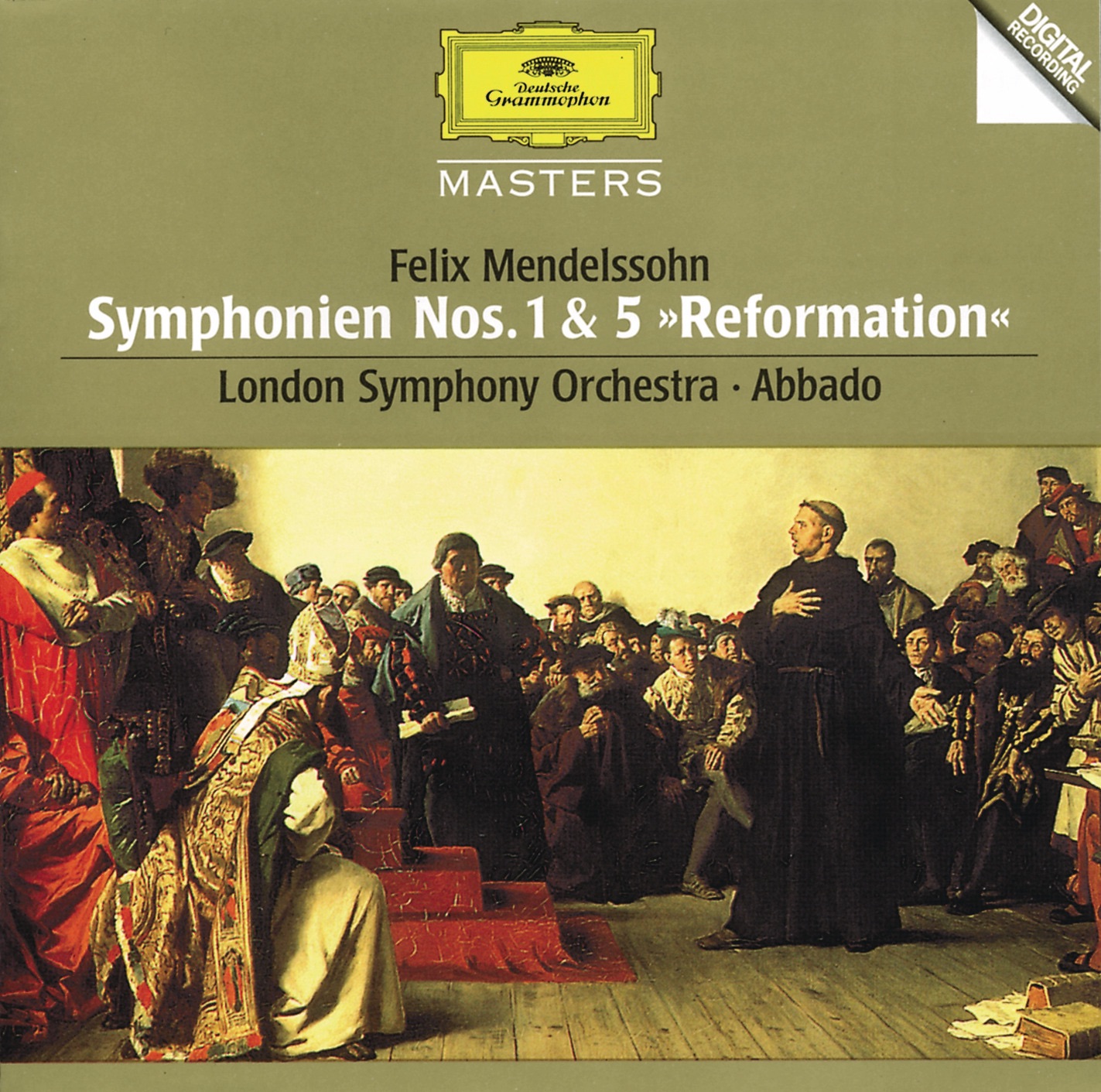 Mendelssohn: Symphonies Nos. 1 & 5 "Reformation" album cover