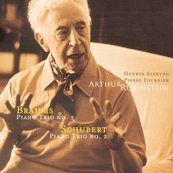 Rubinstein Collection, Vol. 73: Brahms Piano Trio No. 3; Schubert Piano Trio No. 2 album cover
