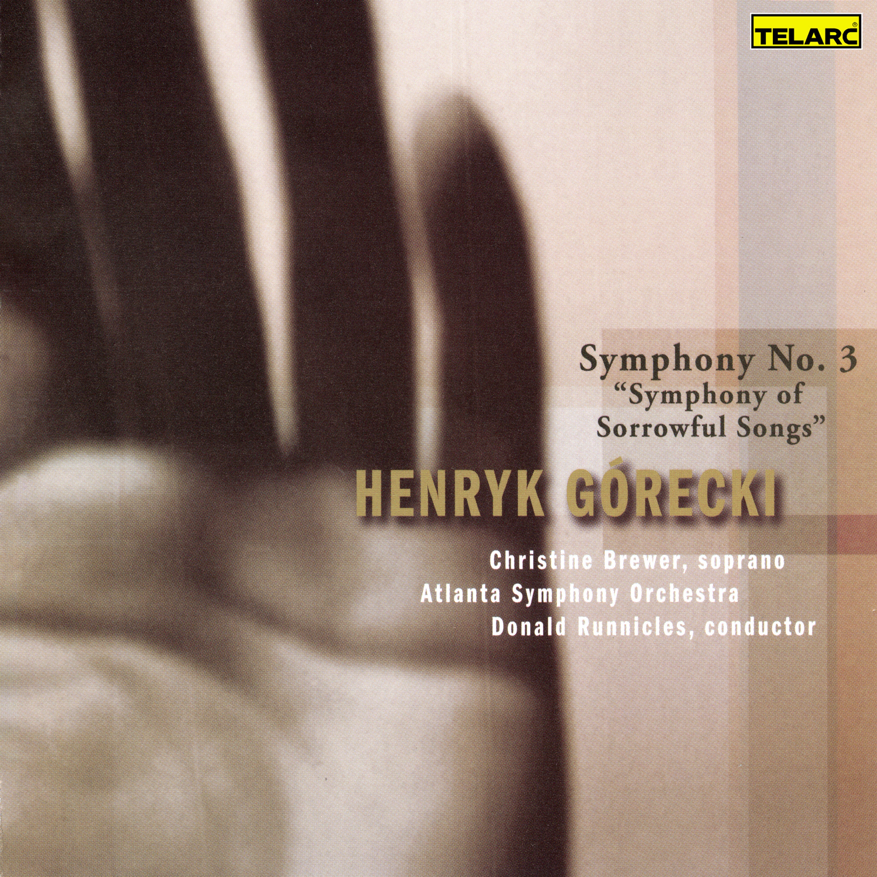 Górecki: Symphony No. 3, Op. 36 "Symphony of Sorrowful Songs" album cover