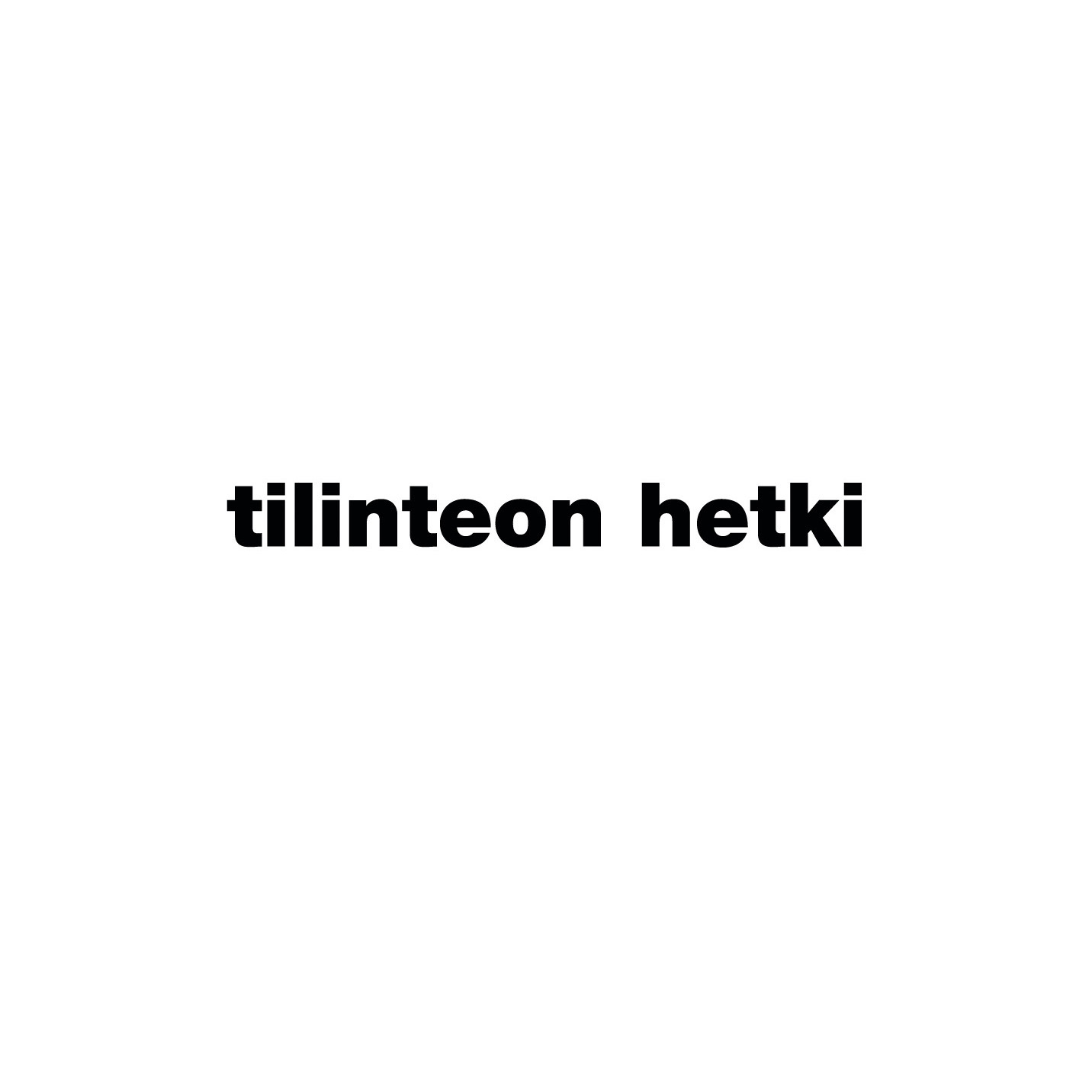 Tilinteon Hetki album cover