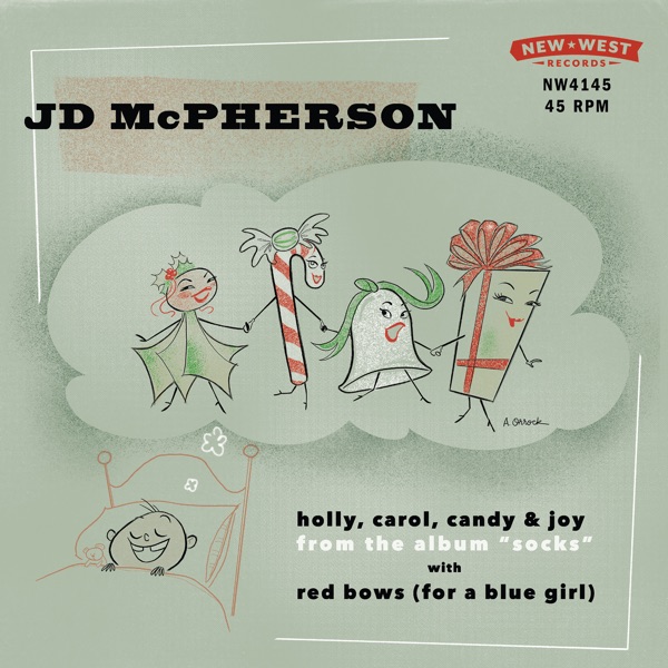 Holly, Carol, Candy & Joy / Red Bows (For a Blue Girl) - Single album cover