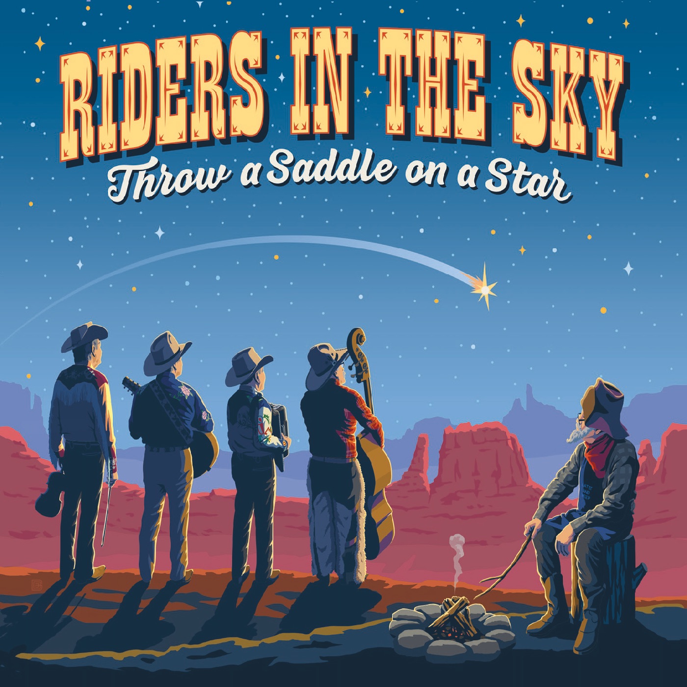 Throw a Saddle on a Star album cover