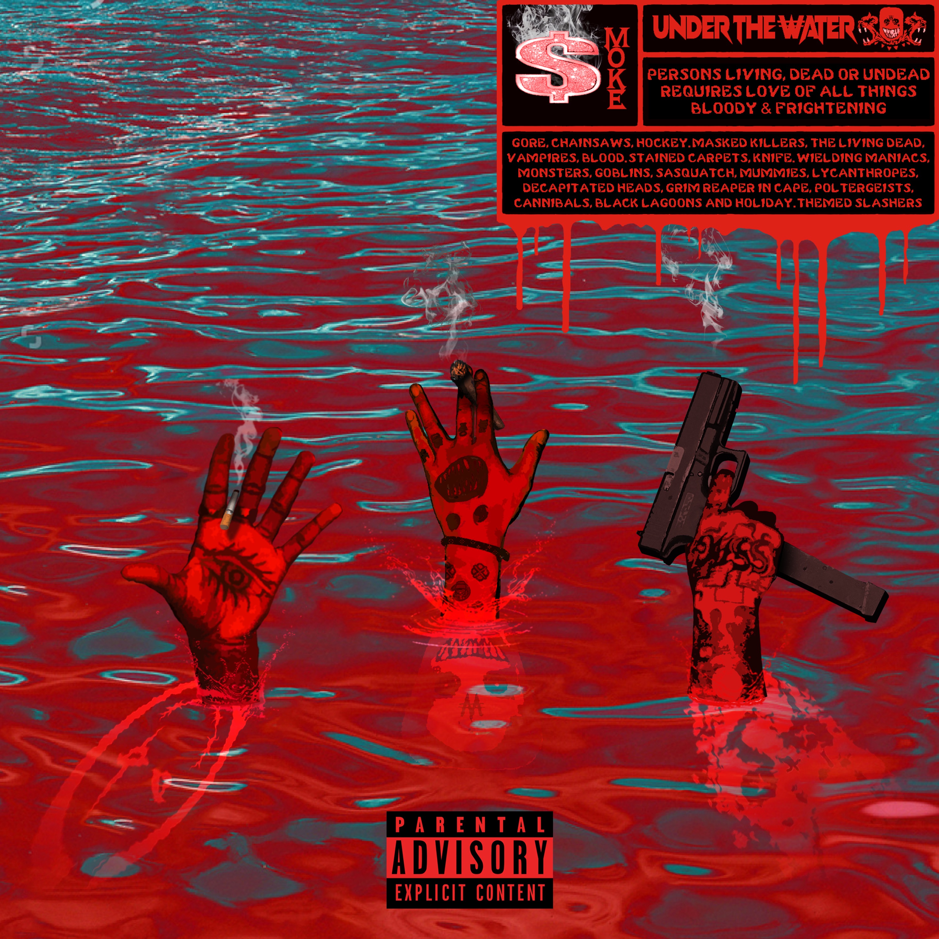 $MOKE UNDER THE WATER - Single album cover