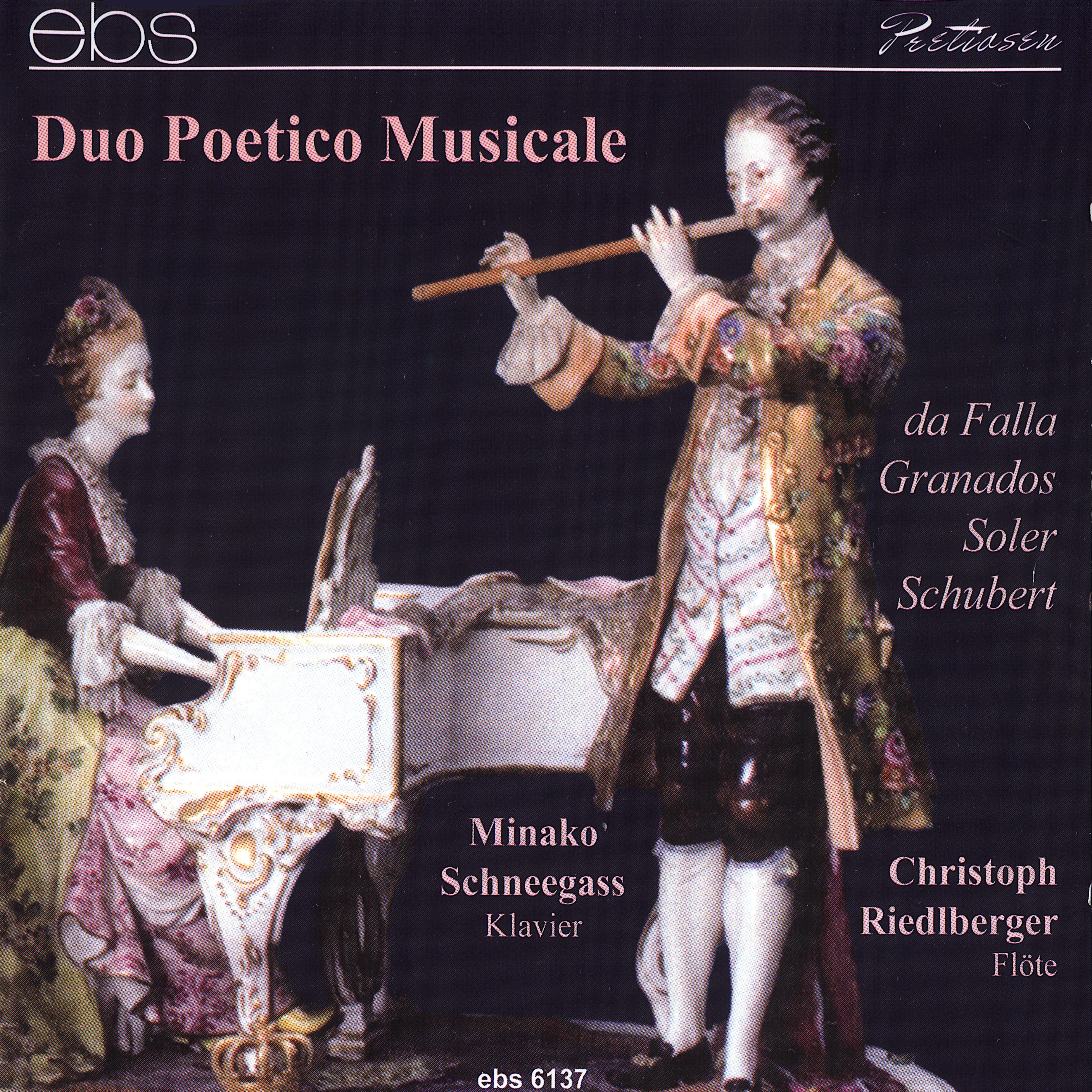 De Falla - Granados - Soler - Schubert album cover