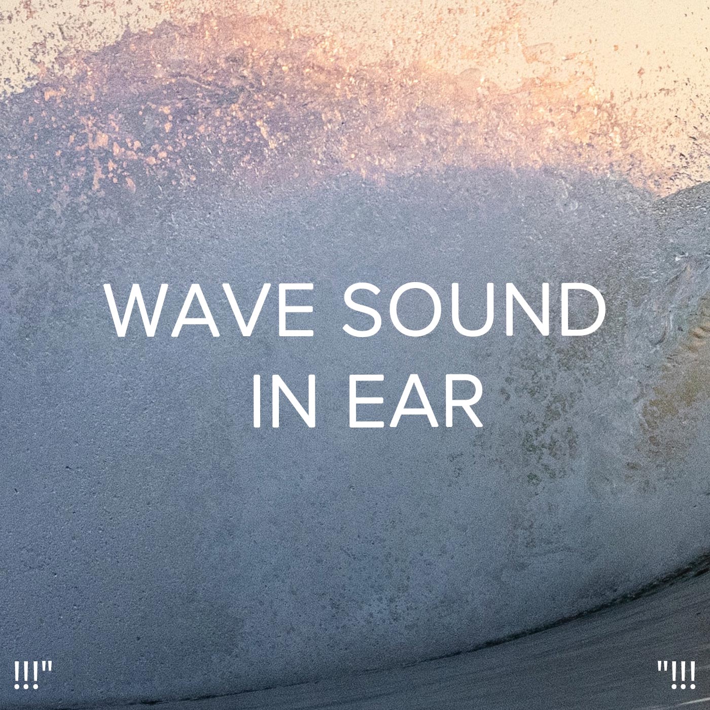 !!!" Wave Sound in Ear "!!! album cover