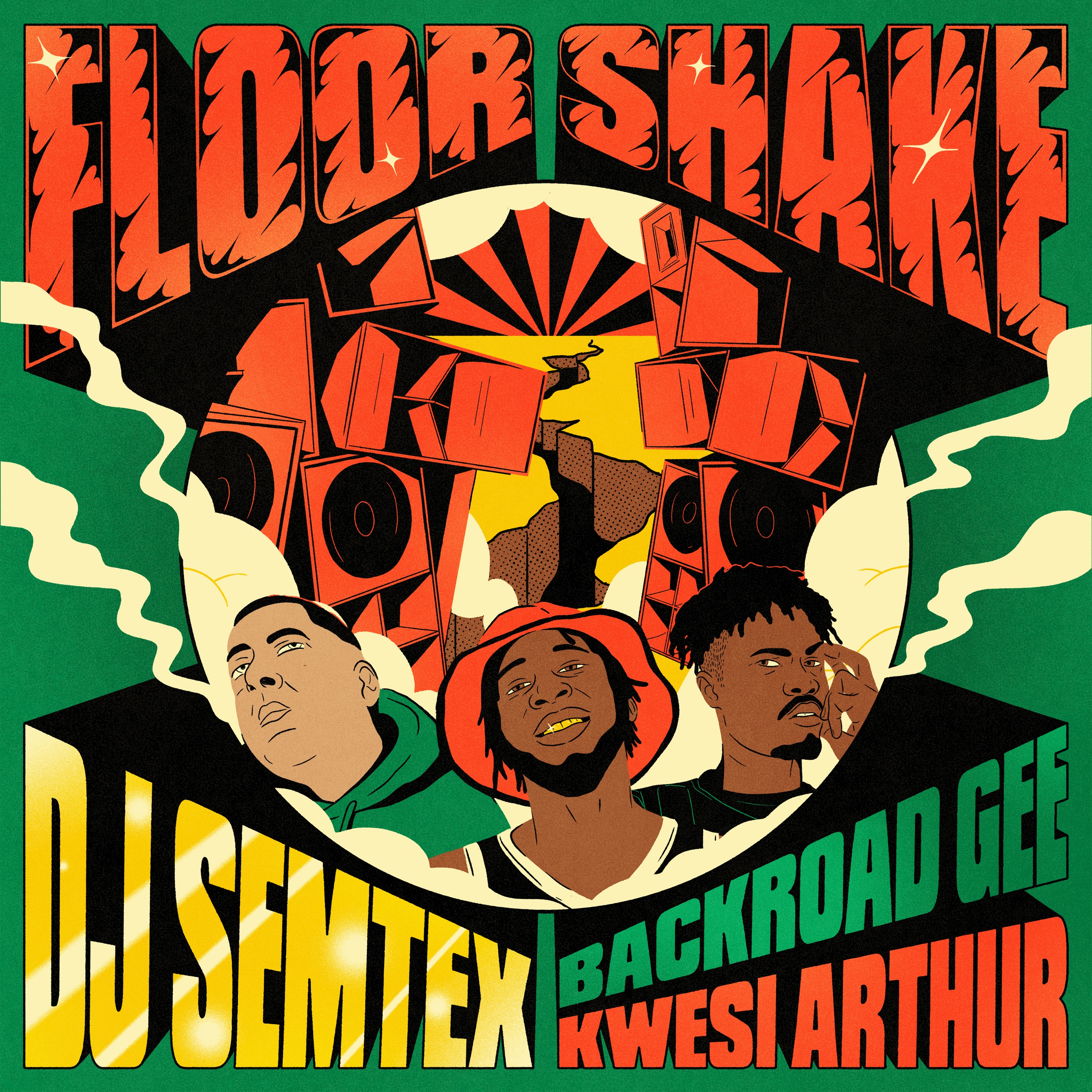 Floor Shake (feat. BackRoad Gee & Kwesi Arthur) - Single album cover