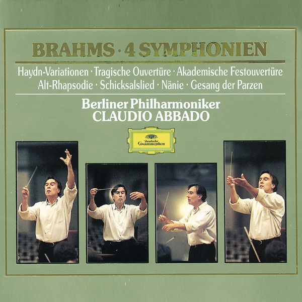 Brahms 4 Symphonien album cover