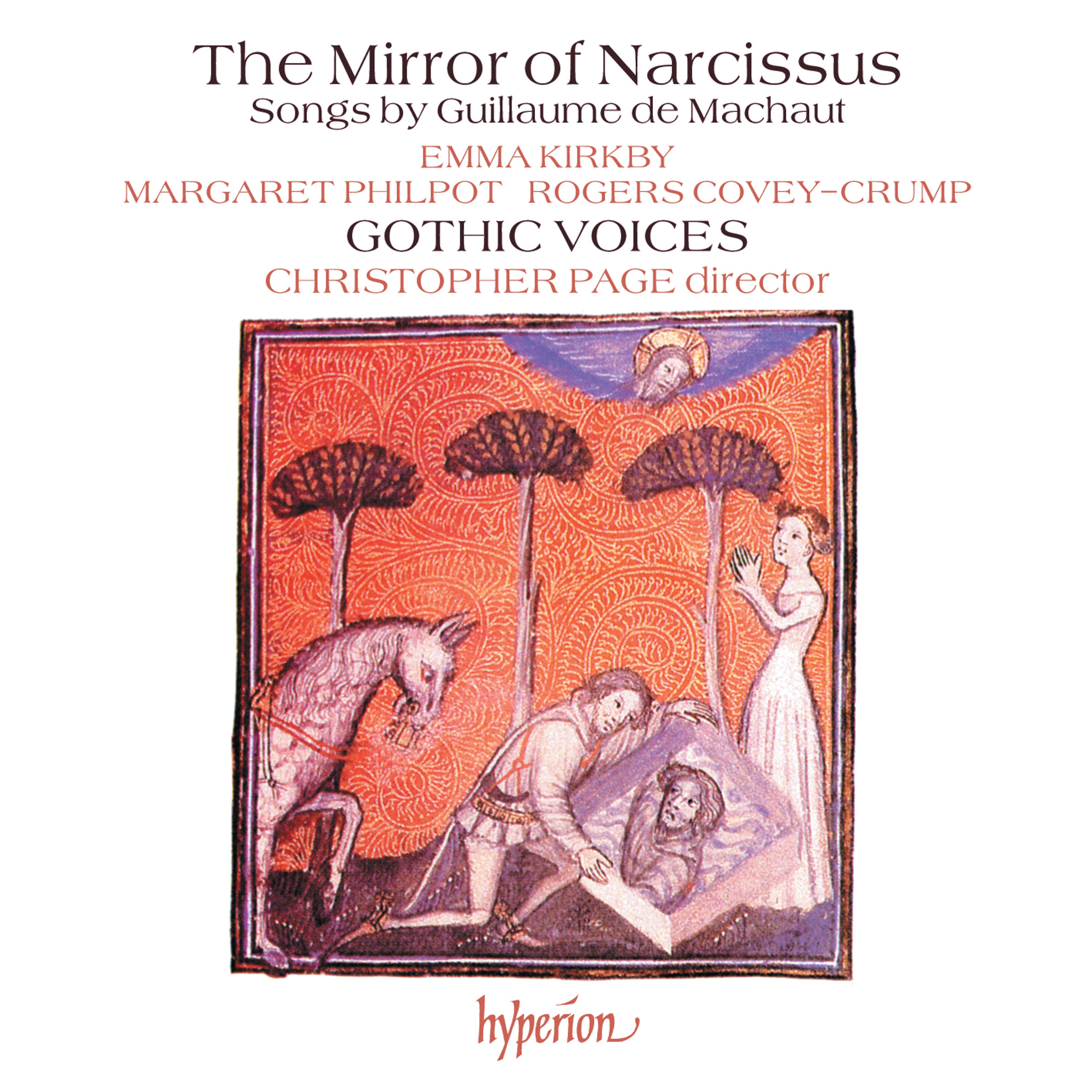 The Mirror of Narcissus: Songs by Guillaume de Machaut album cover