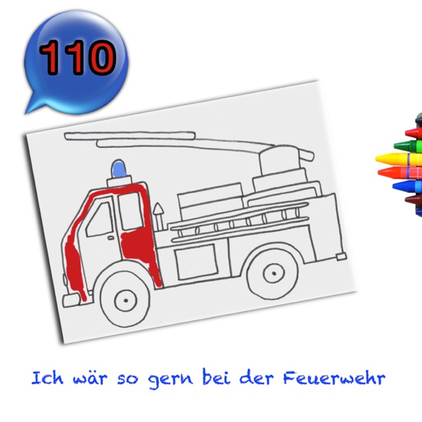 Ich wär so gern bei der Feuerwehr - Single album cover