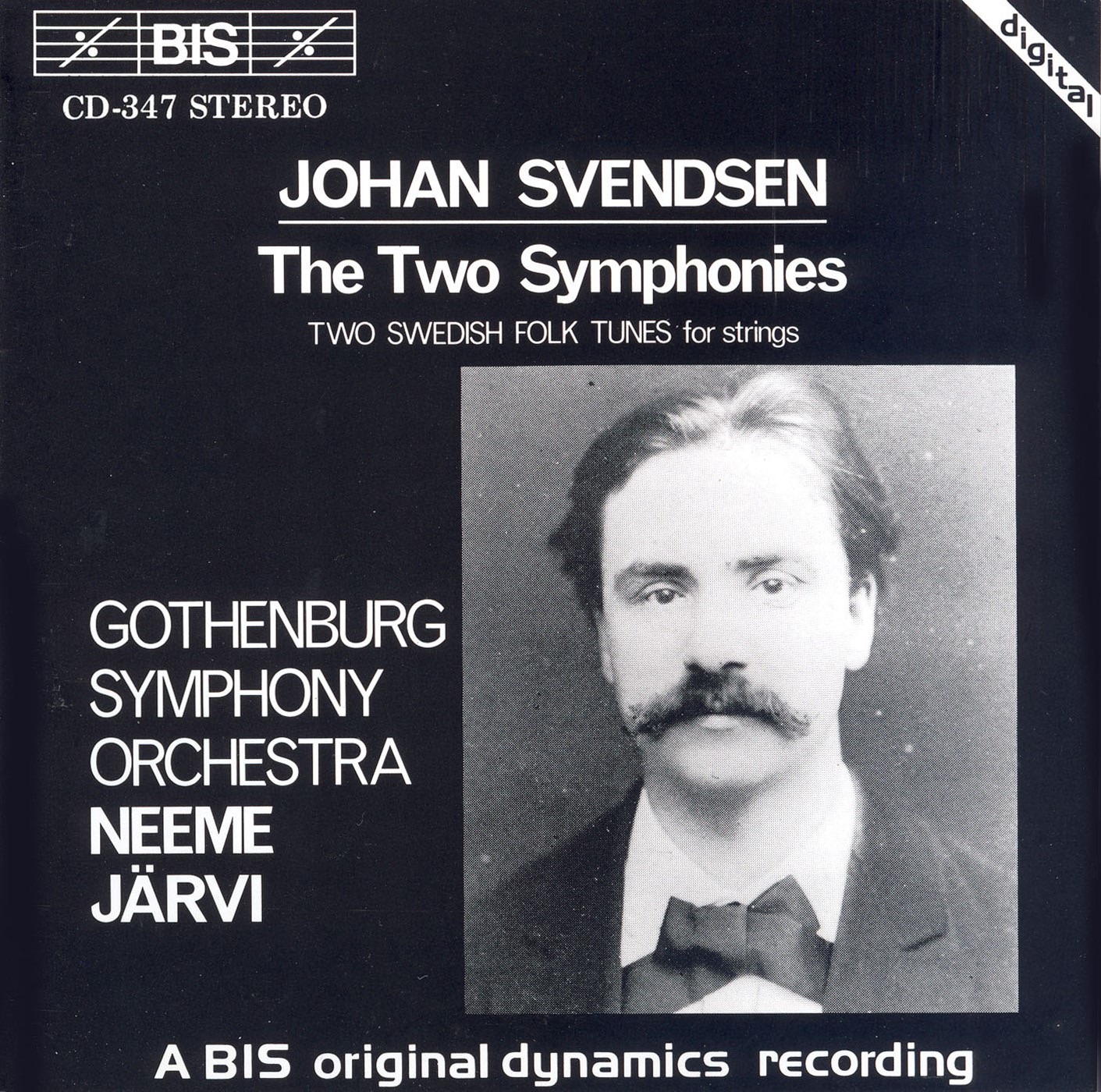 Svendsen: Symphony No. 1 / Symphony No. 2 / 2 Swedish Folk Tunes album cover
