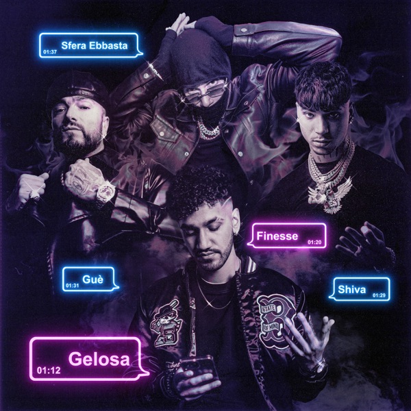 Gelosa (feat. Shiva, Sfera Ebbasta & Guè) - Single album cover