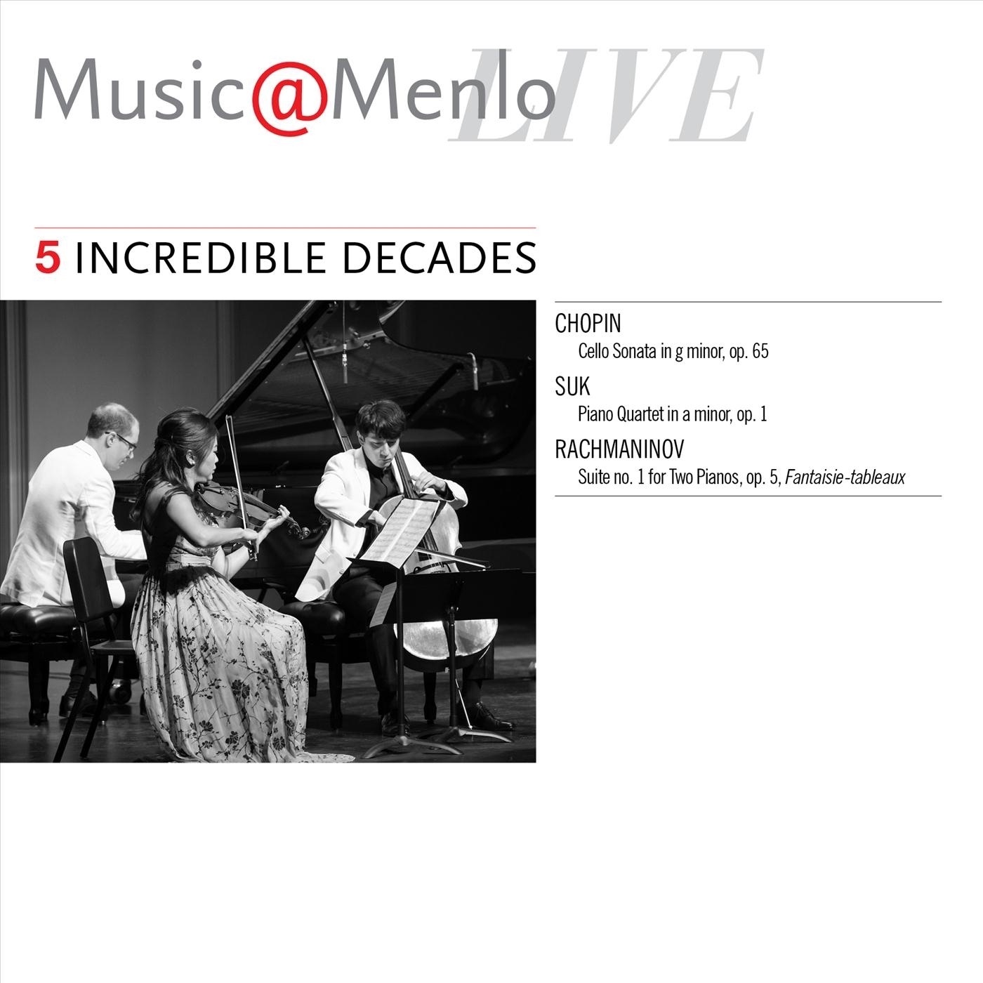 Music@Menlo Live: Incredible Decades, Vol. 5 album cover