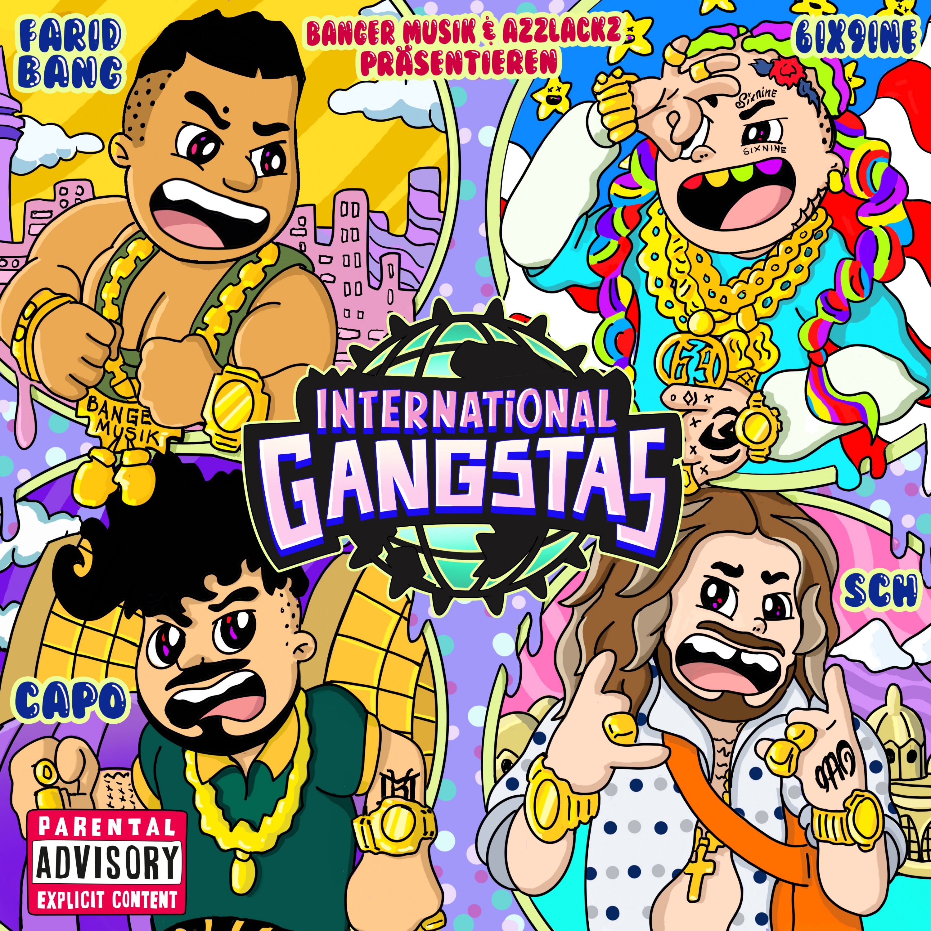 INTERNATIONAL GANGSTAS (feat. SCH) - Single album cover