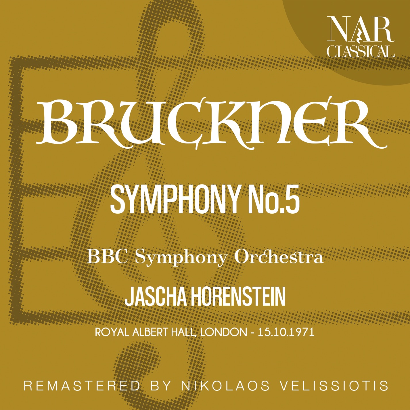 BRUCKNER: SYMPHONY No. 5 "GLAUBENSSINFONIE" album cover