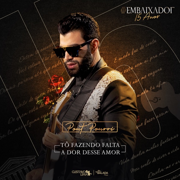 To Fazendo Falta / A Dor Desse Amor (Ao Vivo) - Single album cover