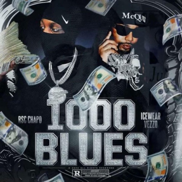 1000 Blues (feat. Icewear Vezzo) - Single album cover
