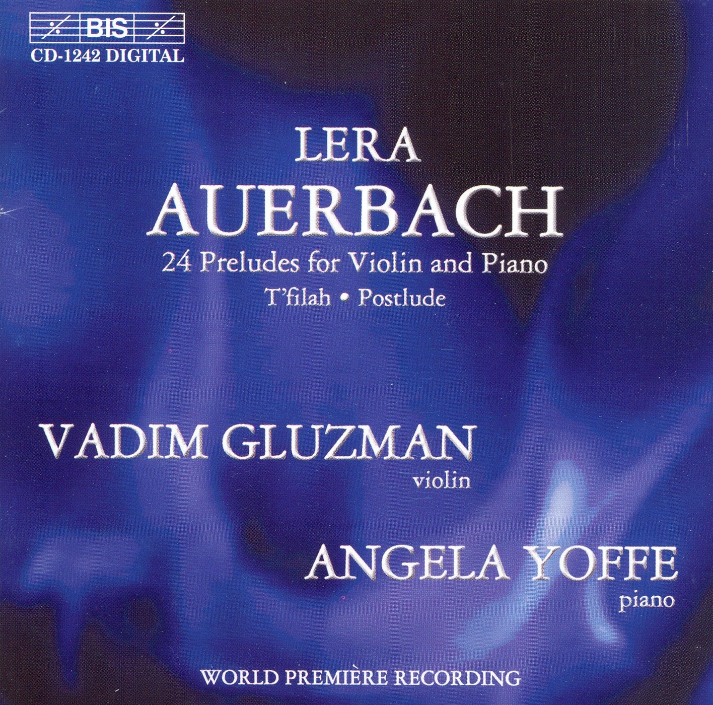 Auerbach: Twenty Four Preludes for Violin and Piano album cover