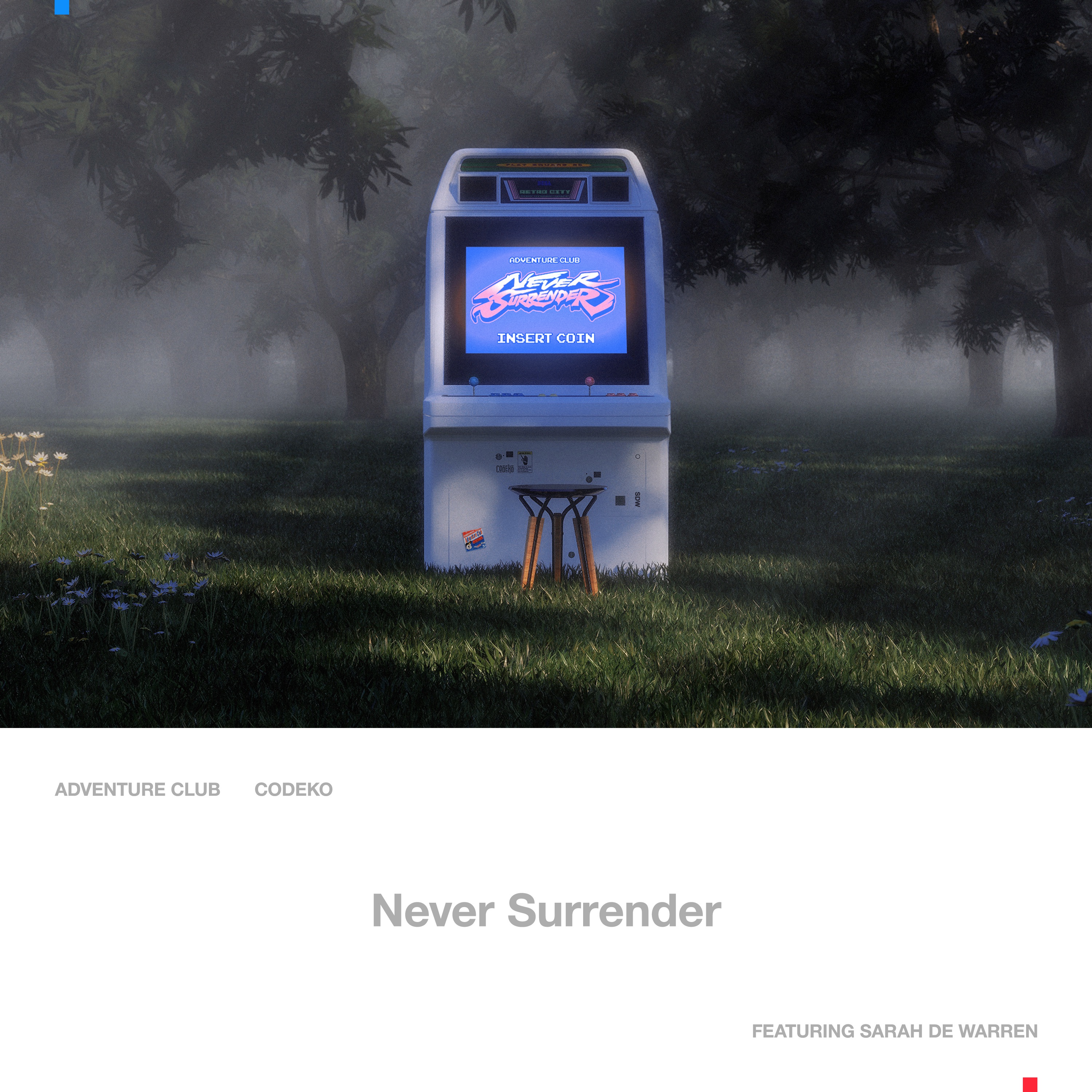 Never Surrender (feat. Sarah de Warren) - Single album cover