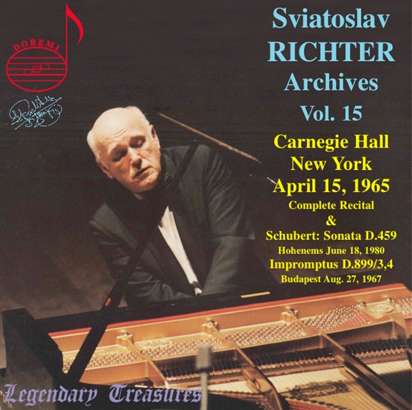 Richter Archives, Vol. 15: 1965 Carnegie Hall Recital (Live) album cover